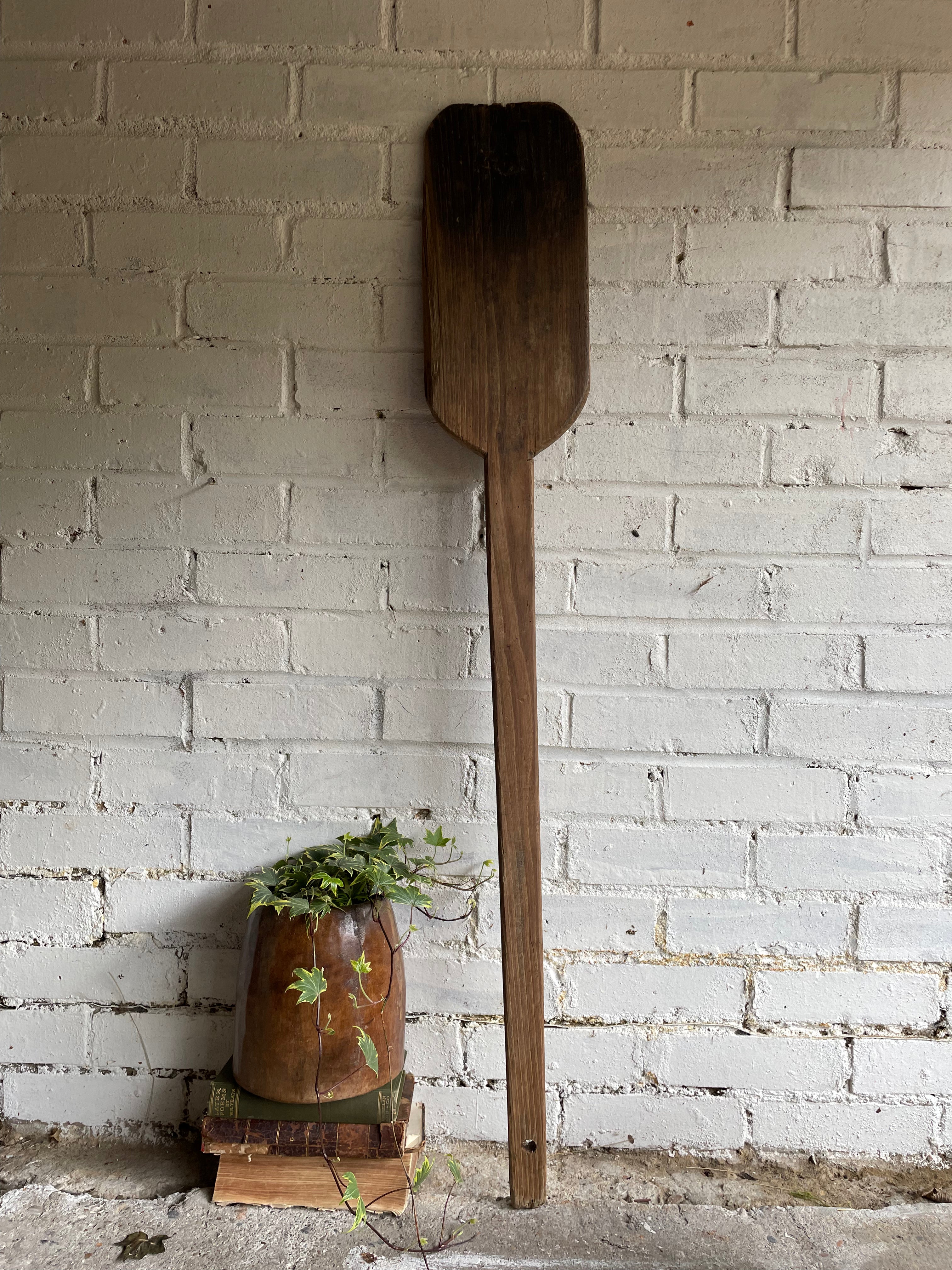 Large Antique Handcarved Bread Shovel