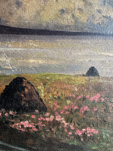 Gentle Landscape: Signed Oil on Board