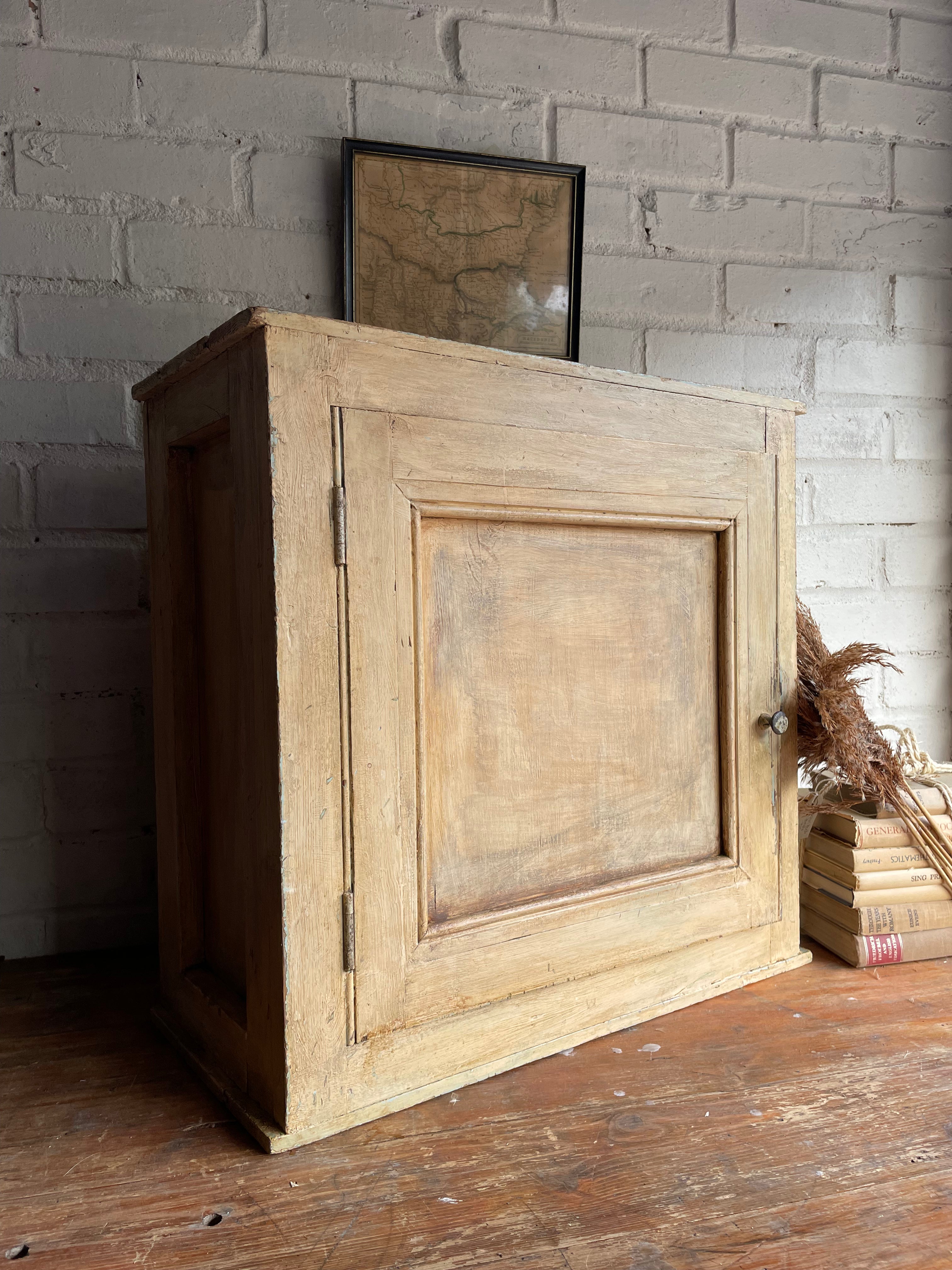 Cabinet/ Small Cupboard with a Rustic Paint Effect