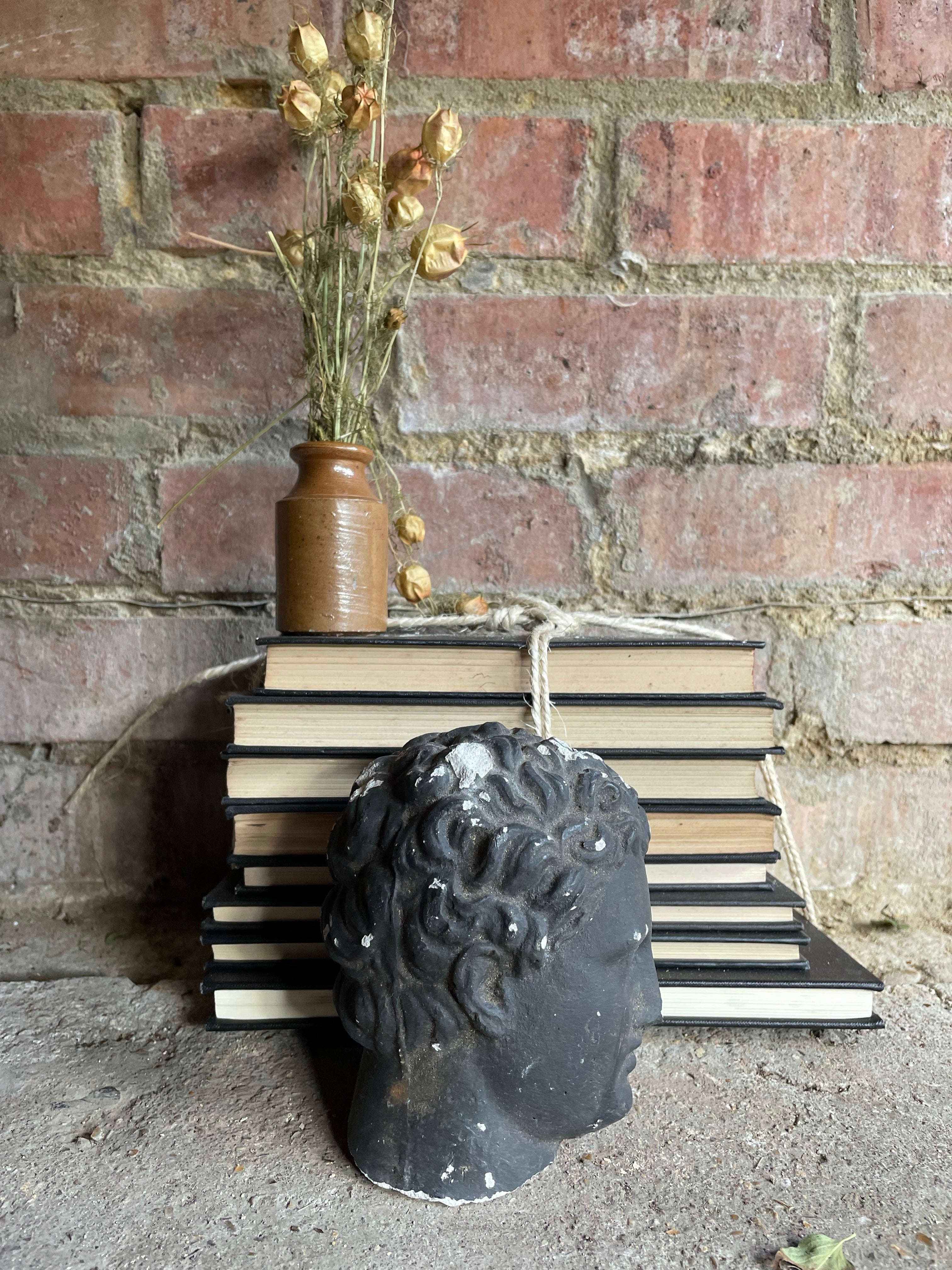 Small Rustic Plaster Gentleman’s Head