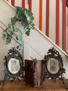 Antique Cast Iron Photo Frame 2