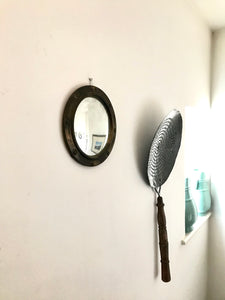 Teeny Antique Brass Convex Mirror