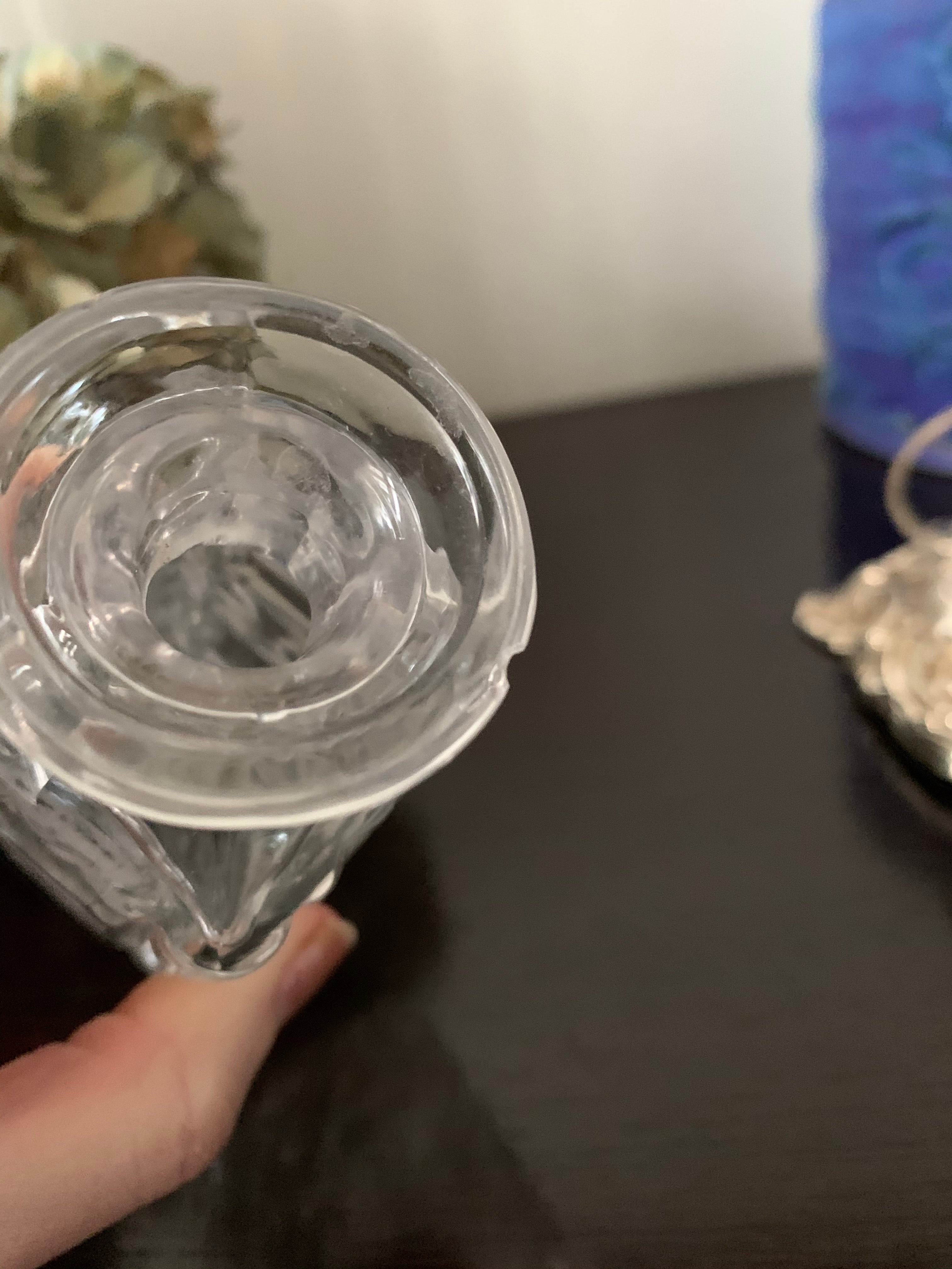Small Victorian Cut-Glass Perfume Bottle