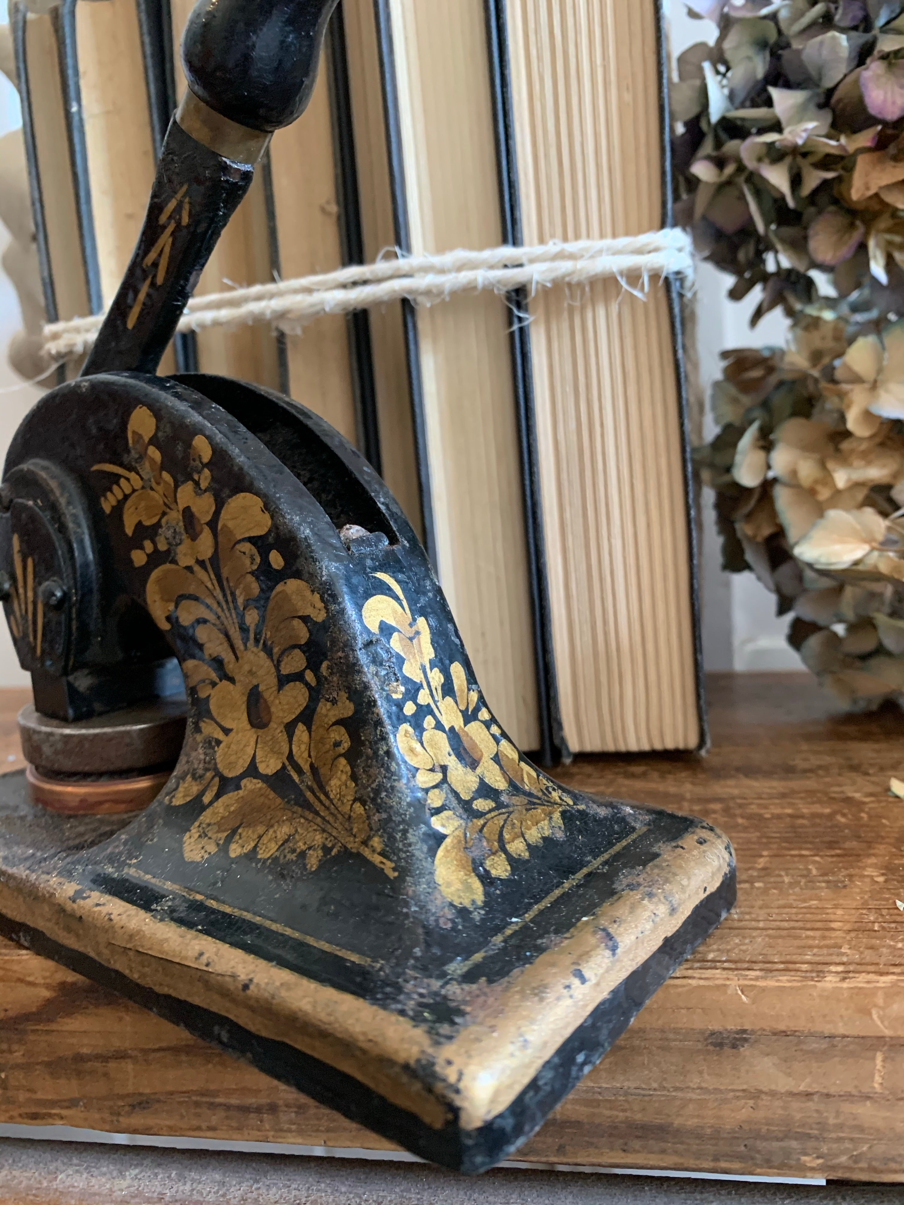 Antique Cast Iron Desk Stamp
