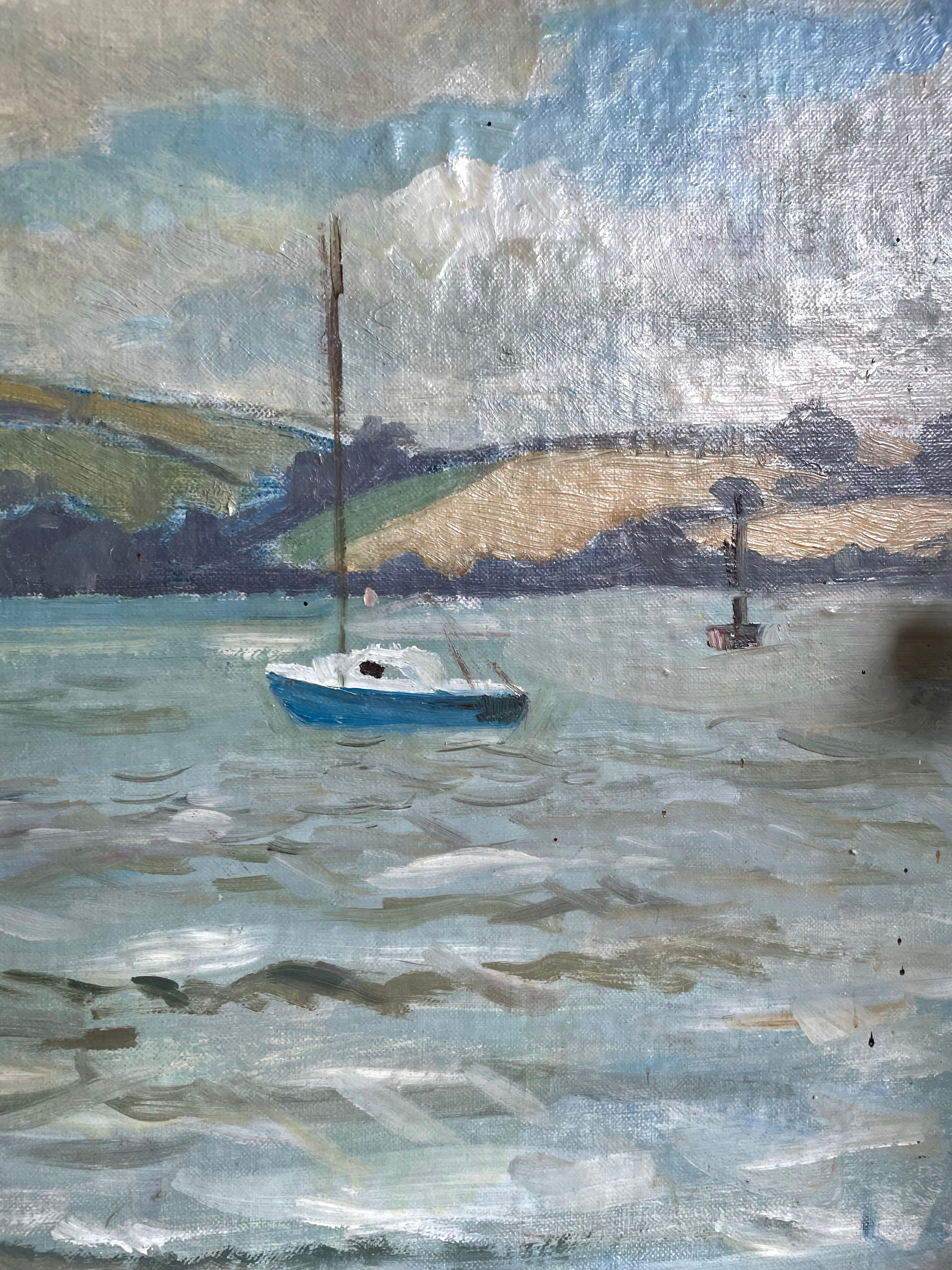 Water and Sky: Midcentury Oil on Board