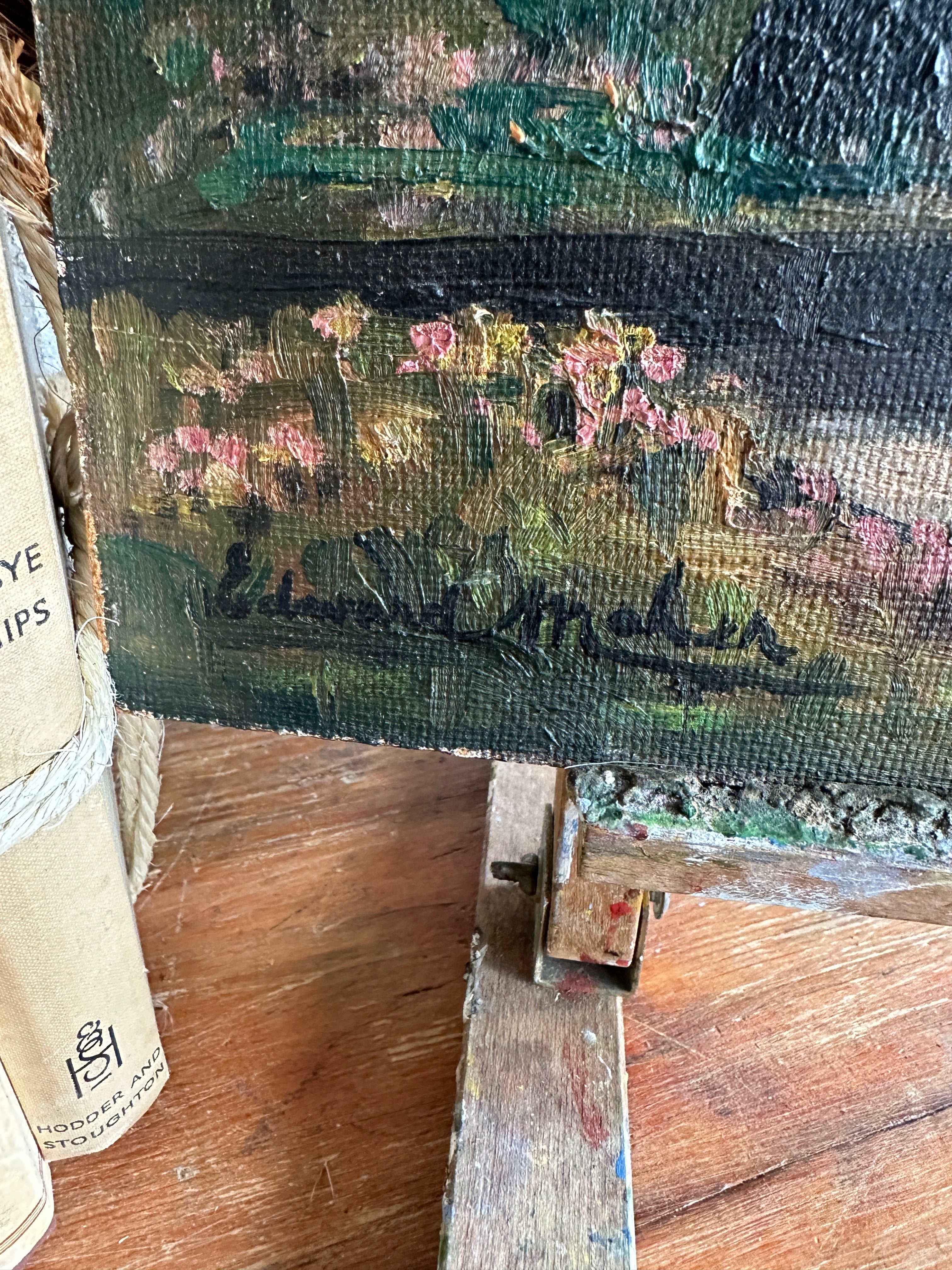 Gentle Landscape: Signed Oil on Board