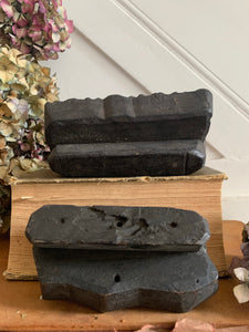 Pair of Antique Textile Printing Blocks