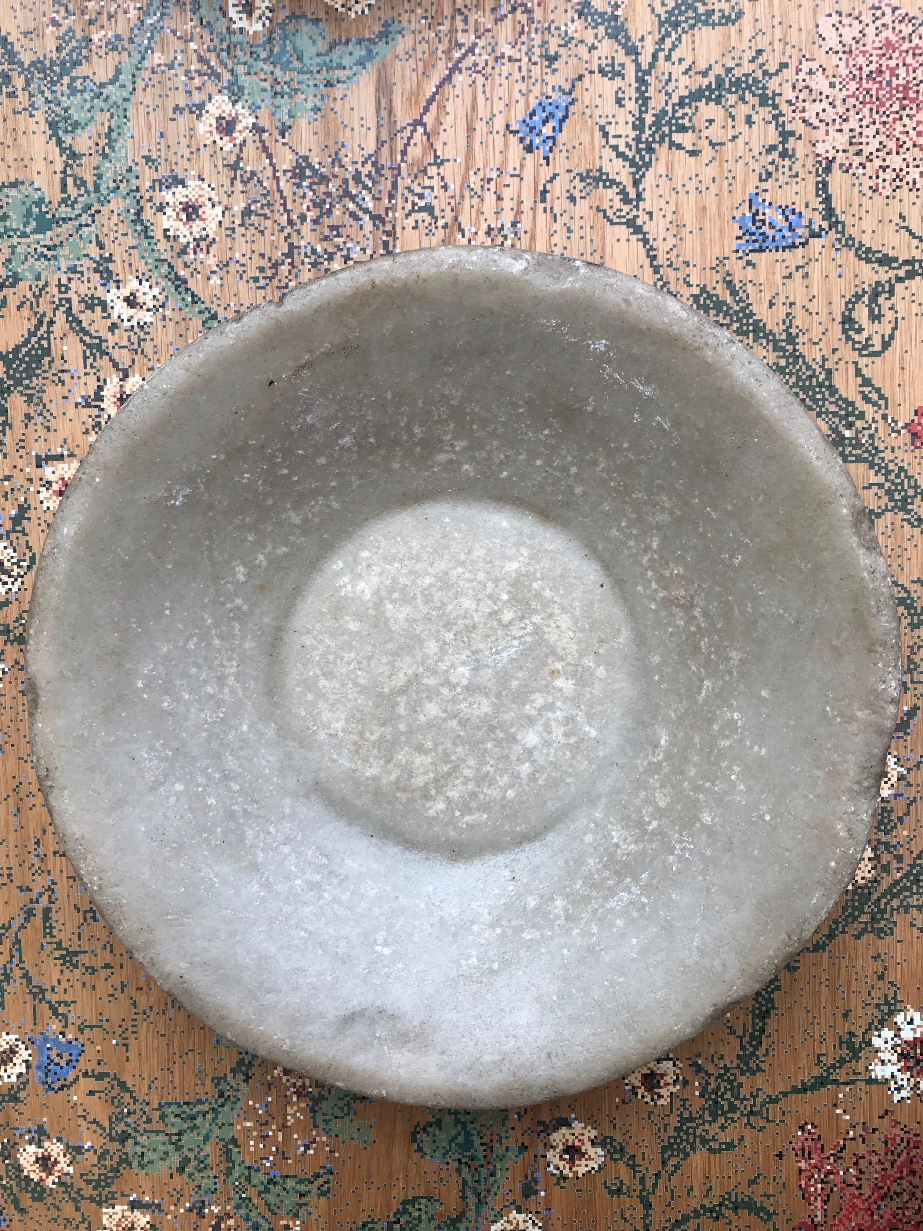 Antique Indian Marble Bowl