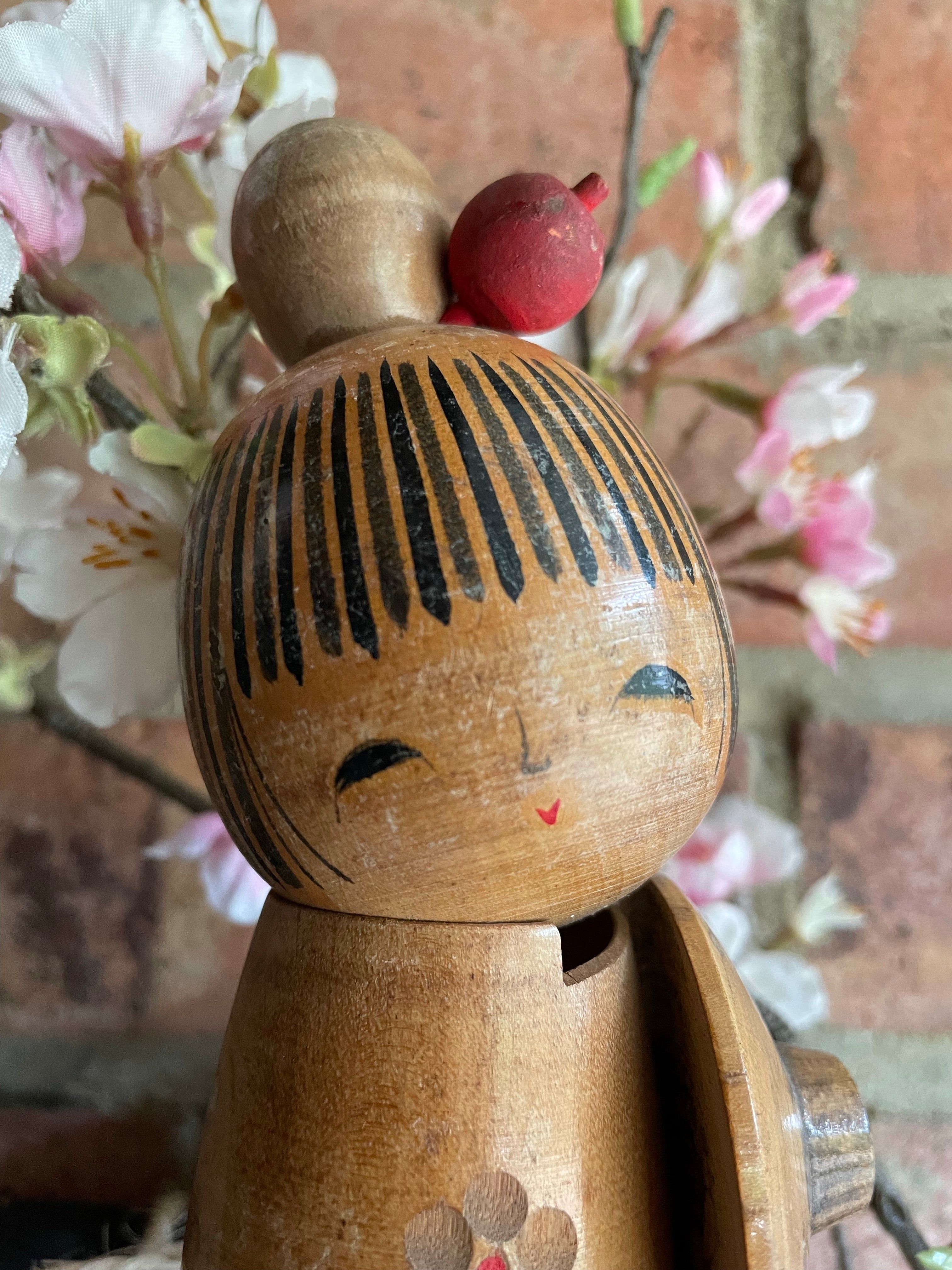 Extra Small Vintage Japanese Kokeshi Doll