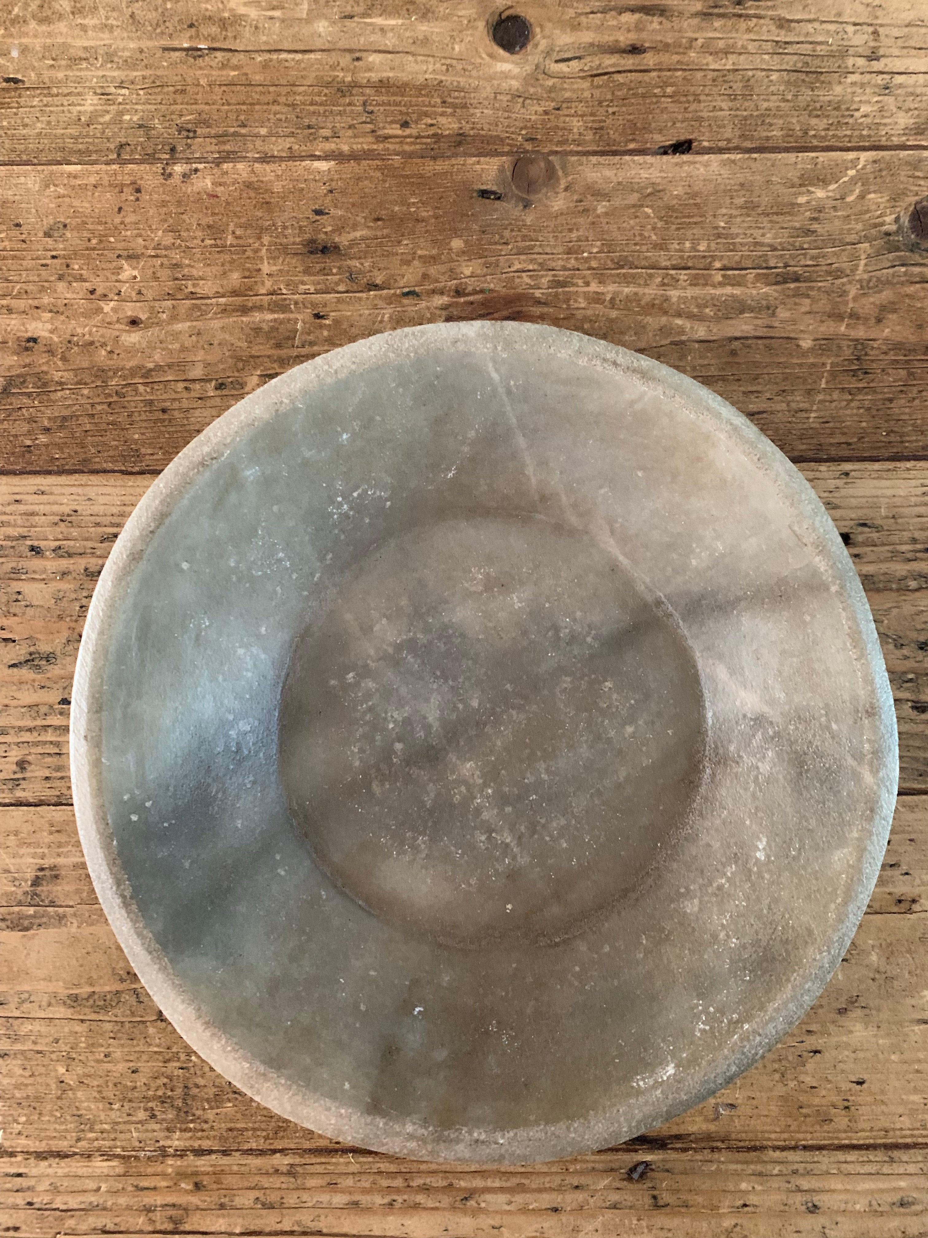 Antique Marble Stone Bowl 2