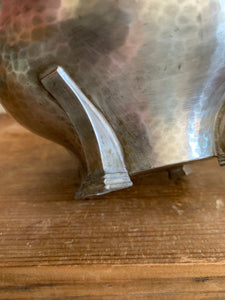 James Dixon & Sons Antique Pewter Milk Jug and Sugar Bowl