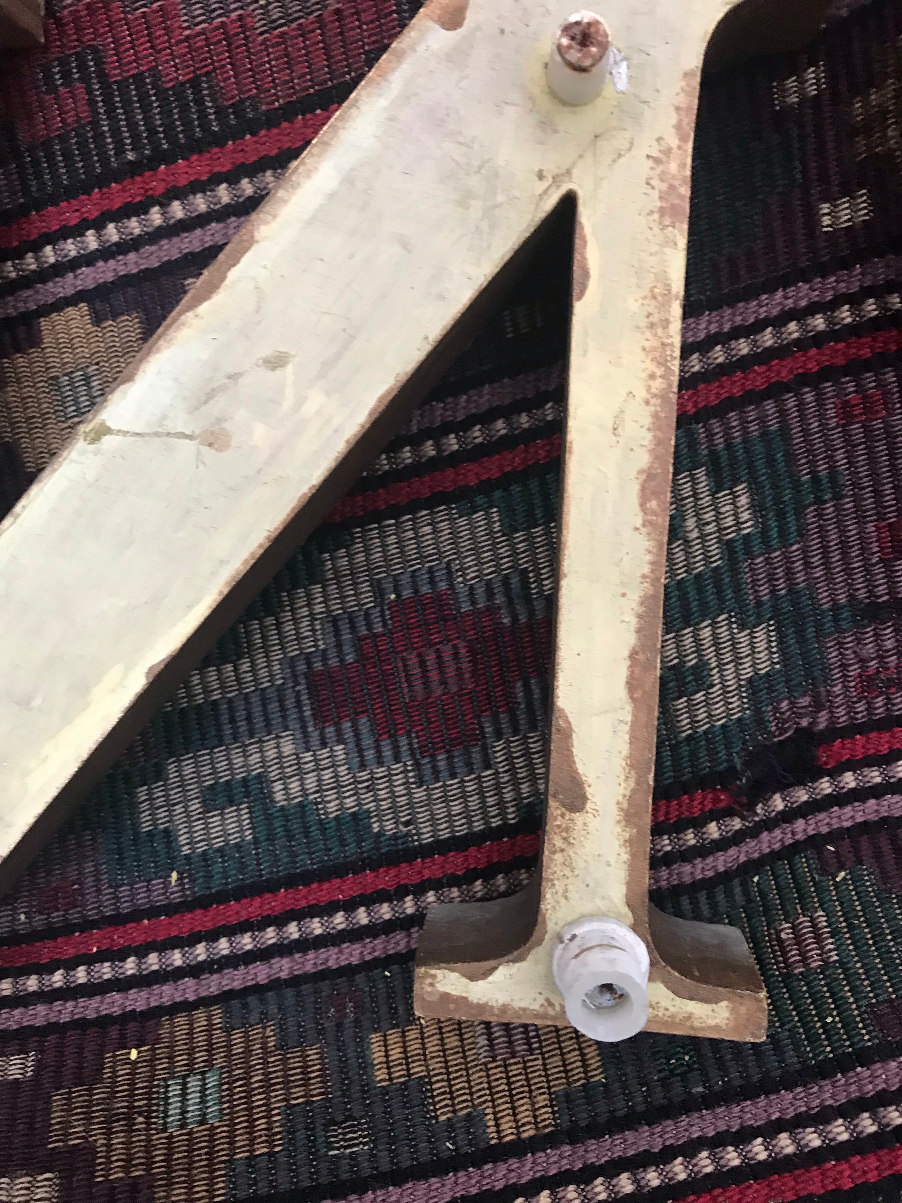 Rustic Stand-Alone Letter "N"