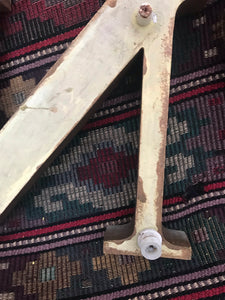 Rustic Stand-Alone Letter "N"