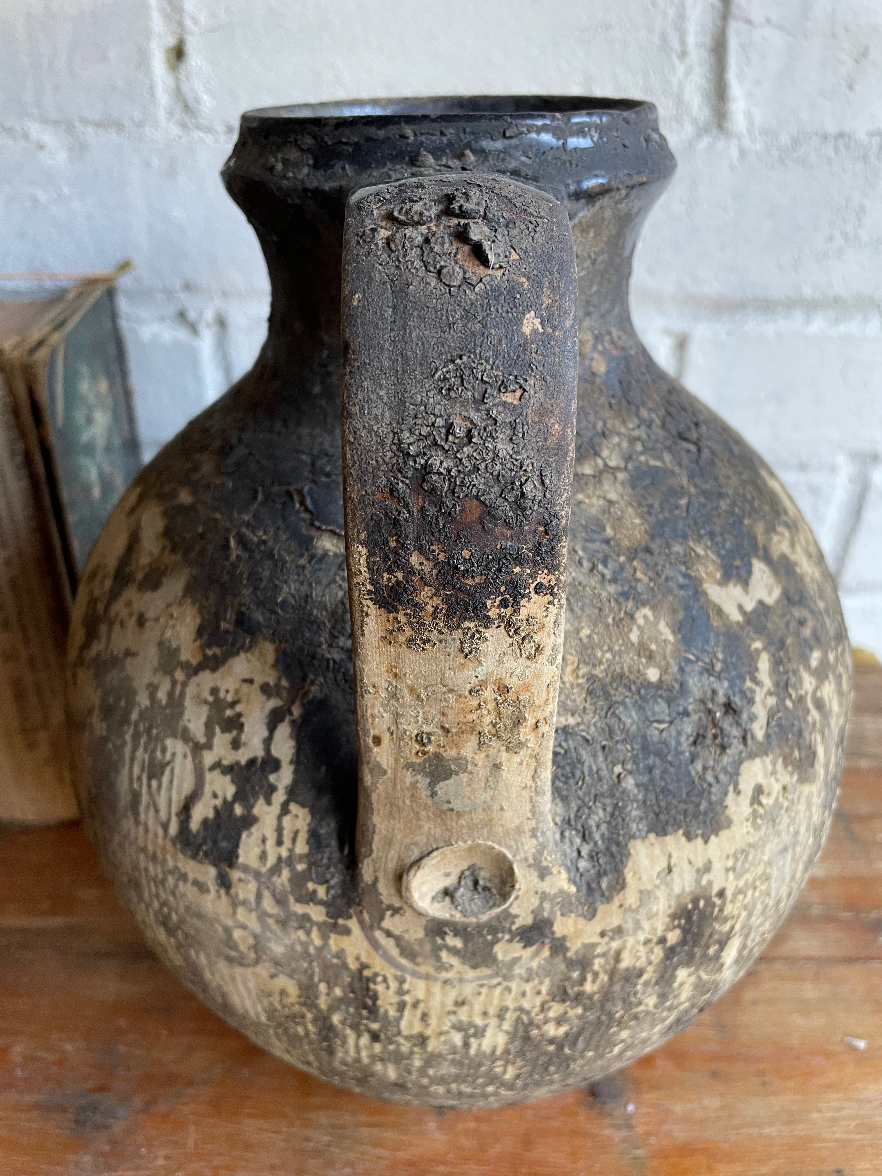Two-Tone Earthenware Vase