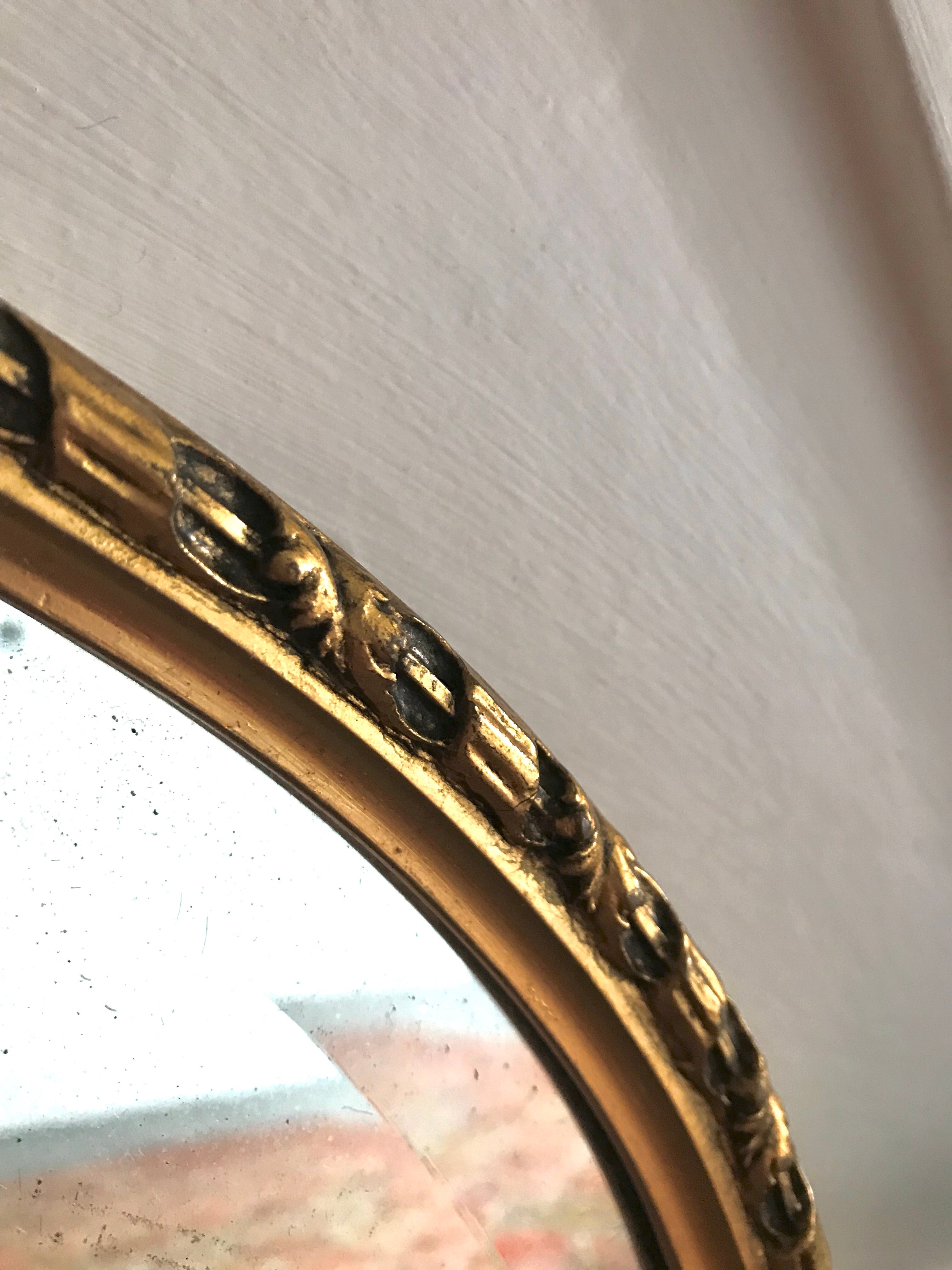Small Gold Mirror