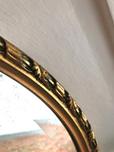 Small Gold Mirror
