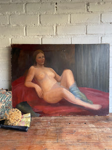 Renaissance Style Portrait  - Large Oil on Canvas