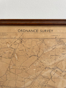 Large Faded Map of East Sussex & Kent