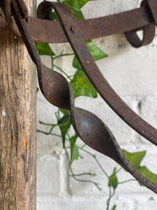 Victorian Iron Work Hanging Basket