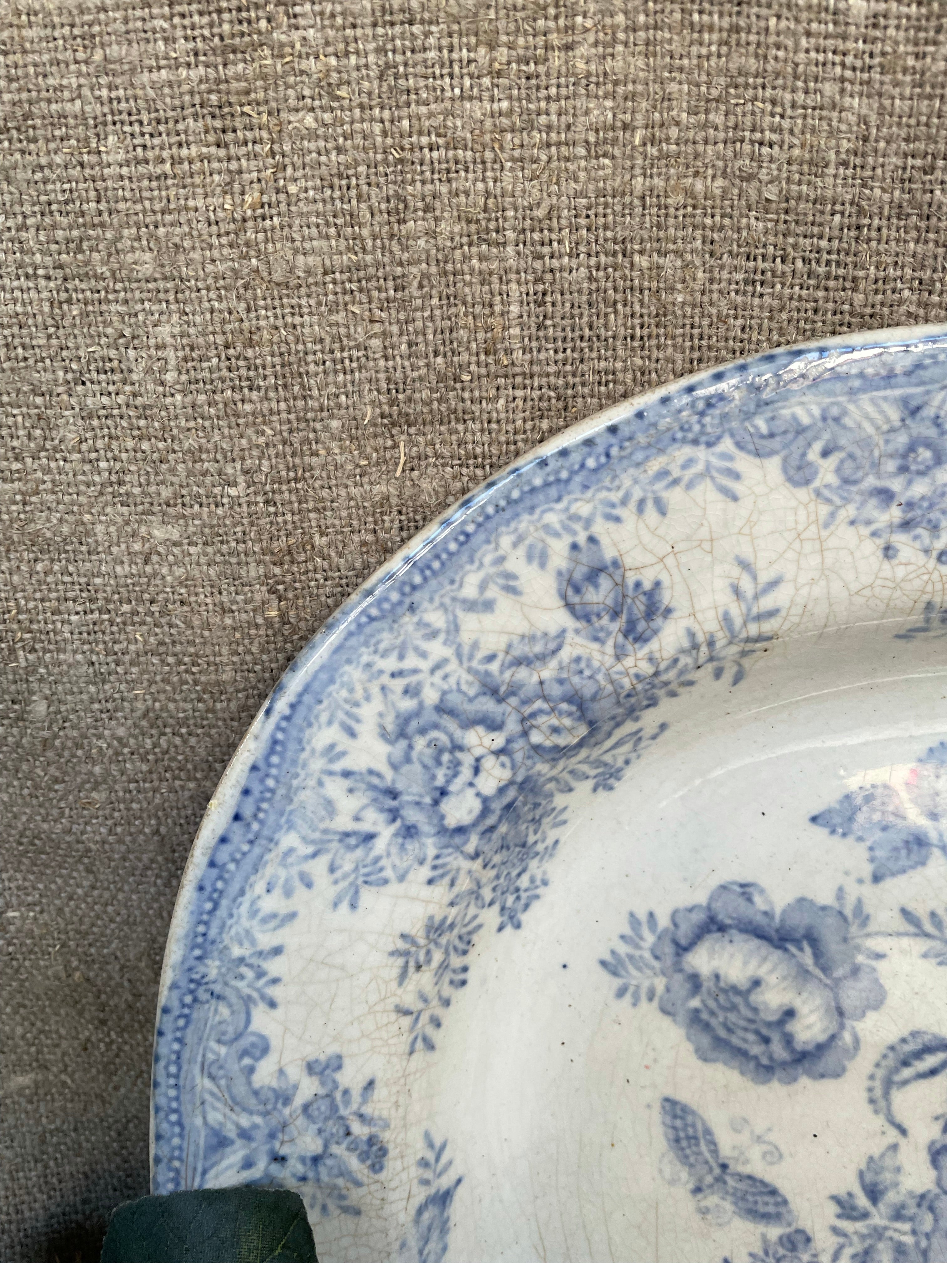Vintage English Transferware Platter - Small