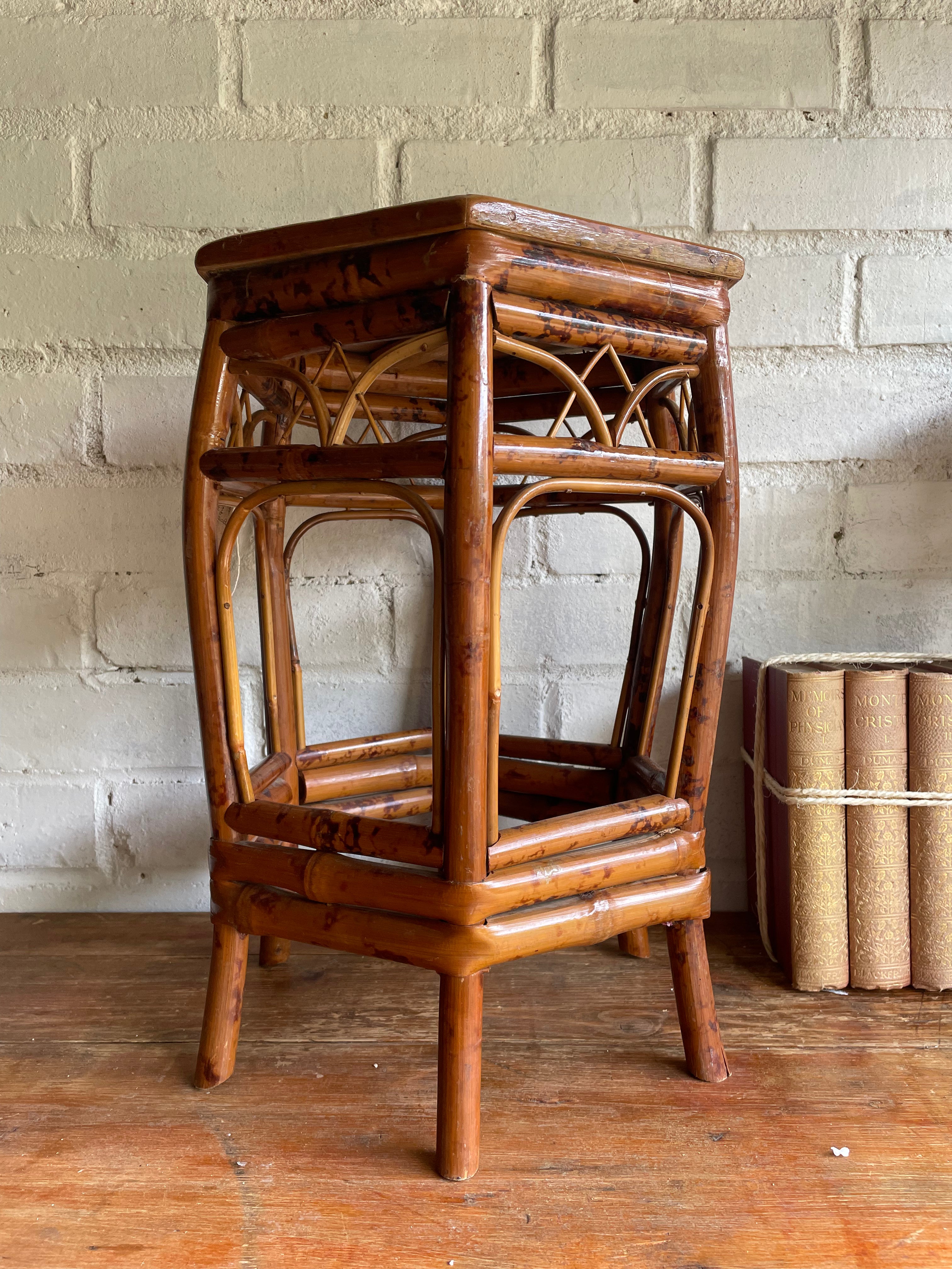 Small Bamboo Sidetable