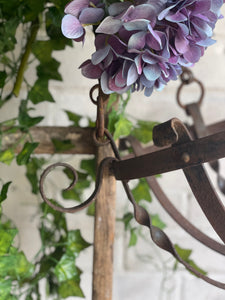 Victorian Iron Work Hanging Basket