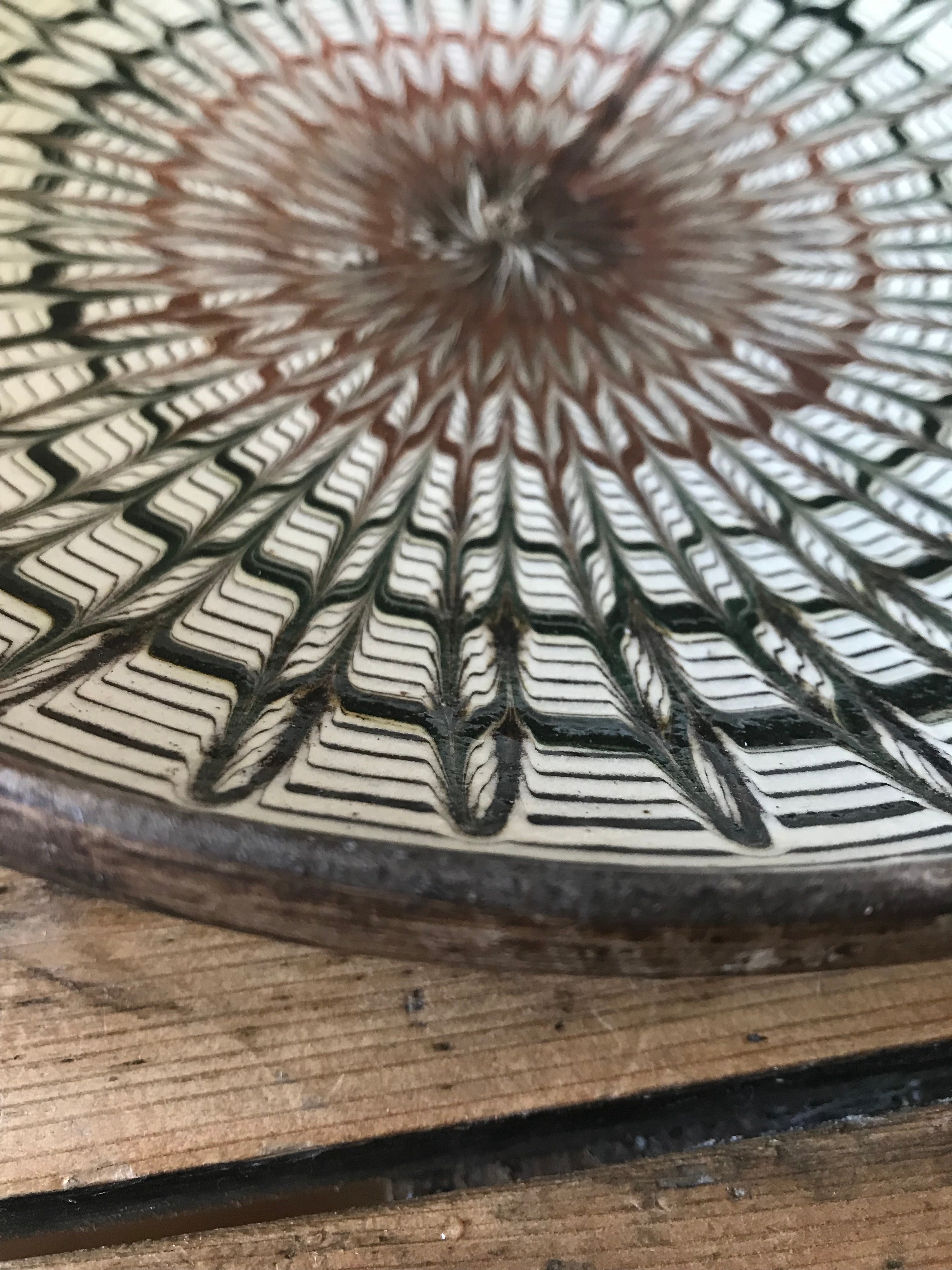 Vintage Romanian Decorative Plate