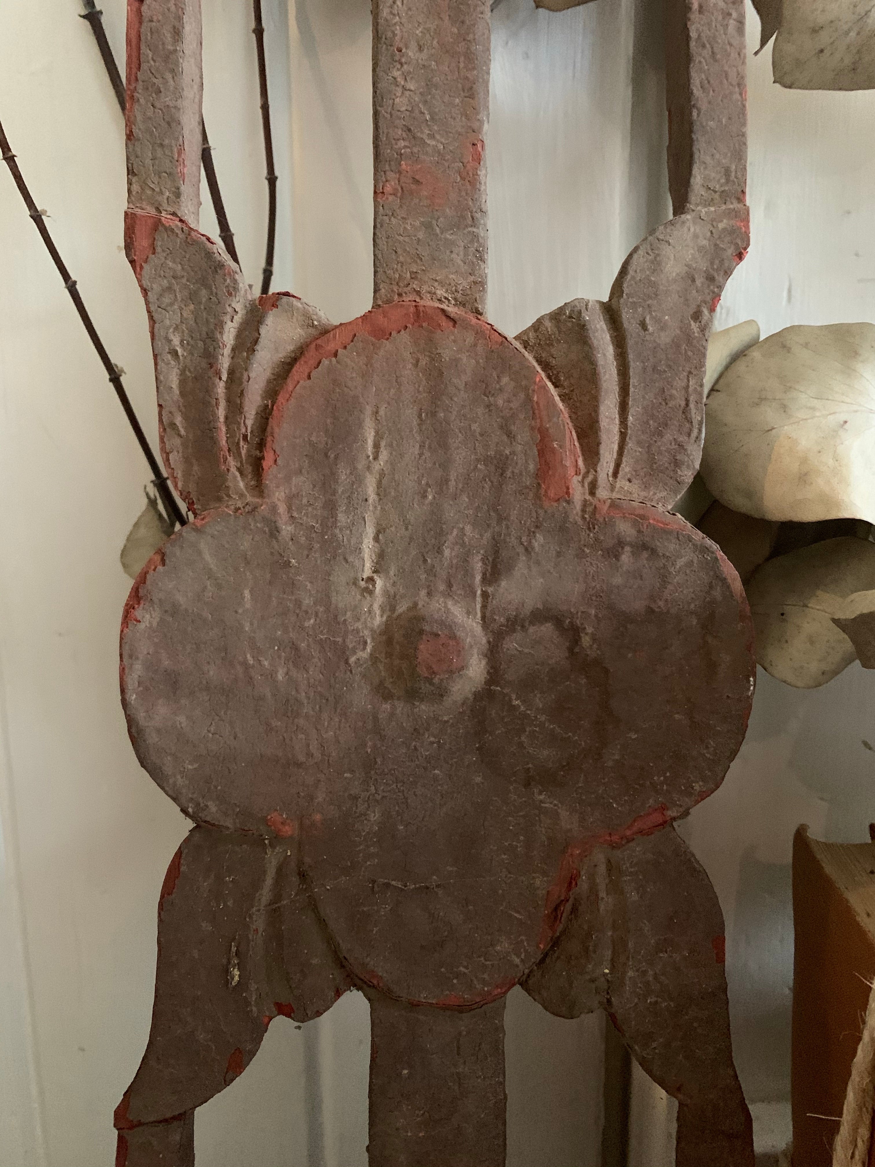 Hand-Carved Decorative Wood Panel 1