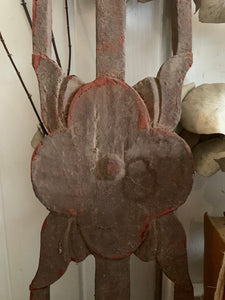 Hand-Carved Decorative Wood Panel 1