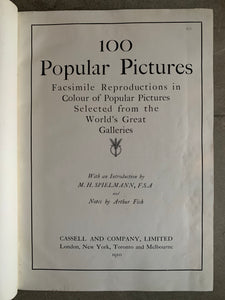 Large 1900s “Coffee Table” Book with Leather Spine