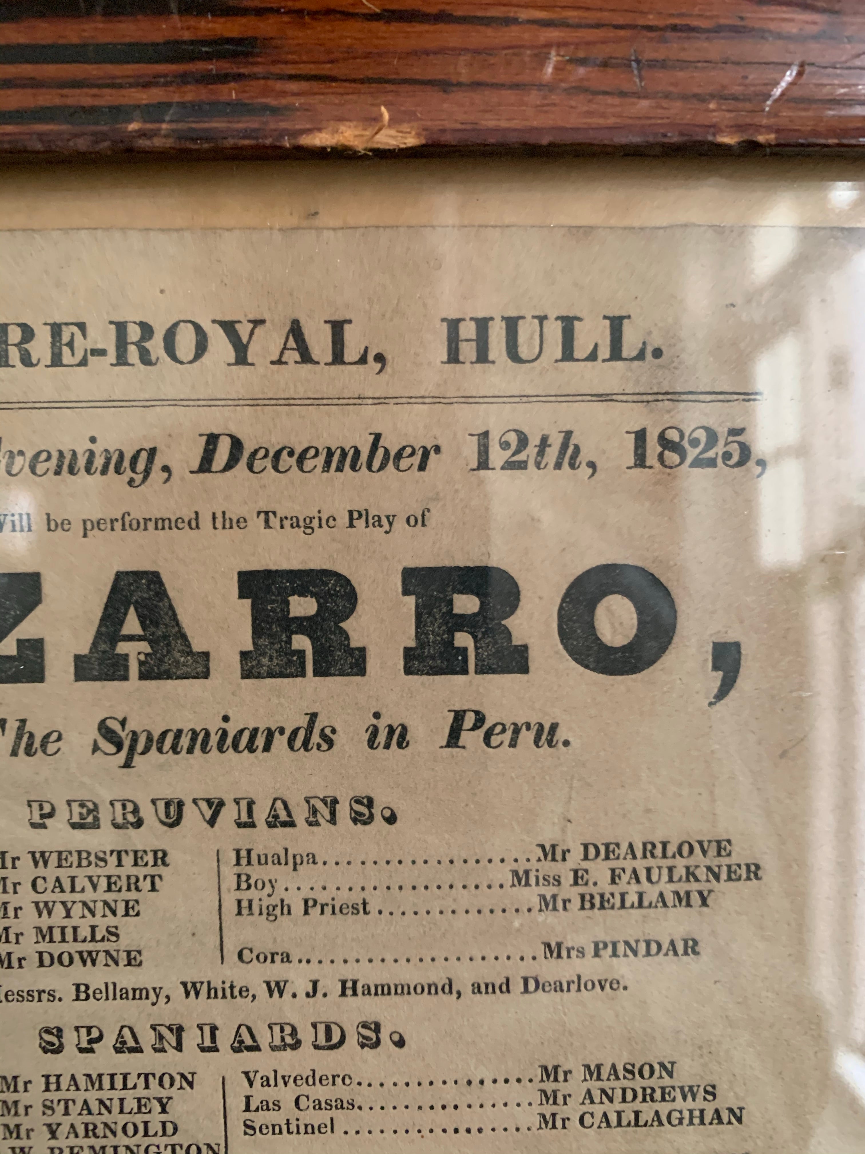 1800s Theatre Poster