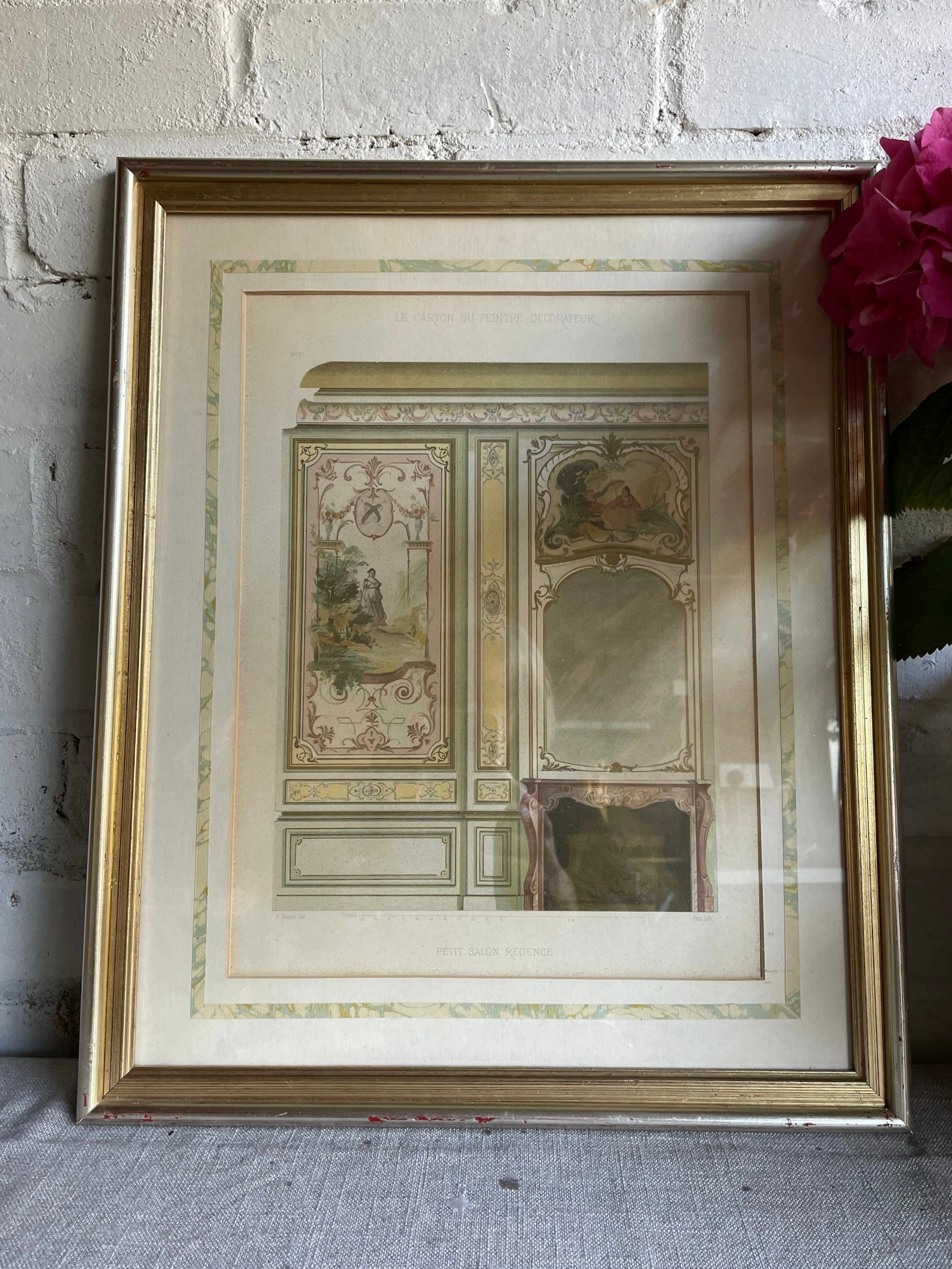 Antique Print No 21 of French Architectural & Ornamental Detail