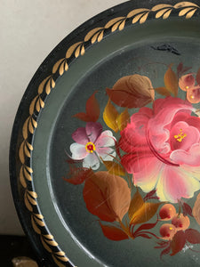 Small Vintage Toileware Plate 1