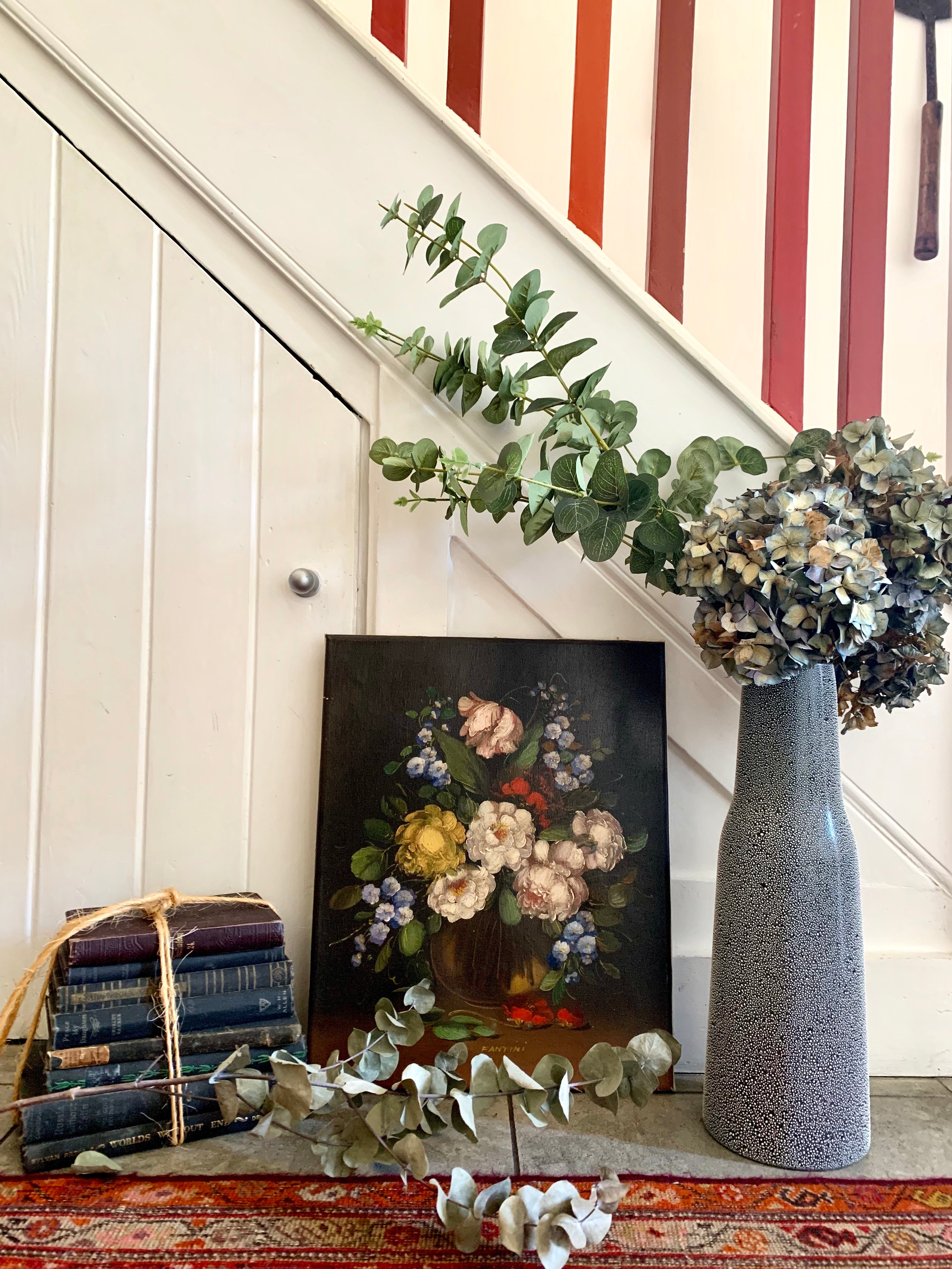 Moody Floral Oil on Canvas