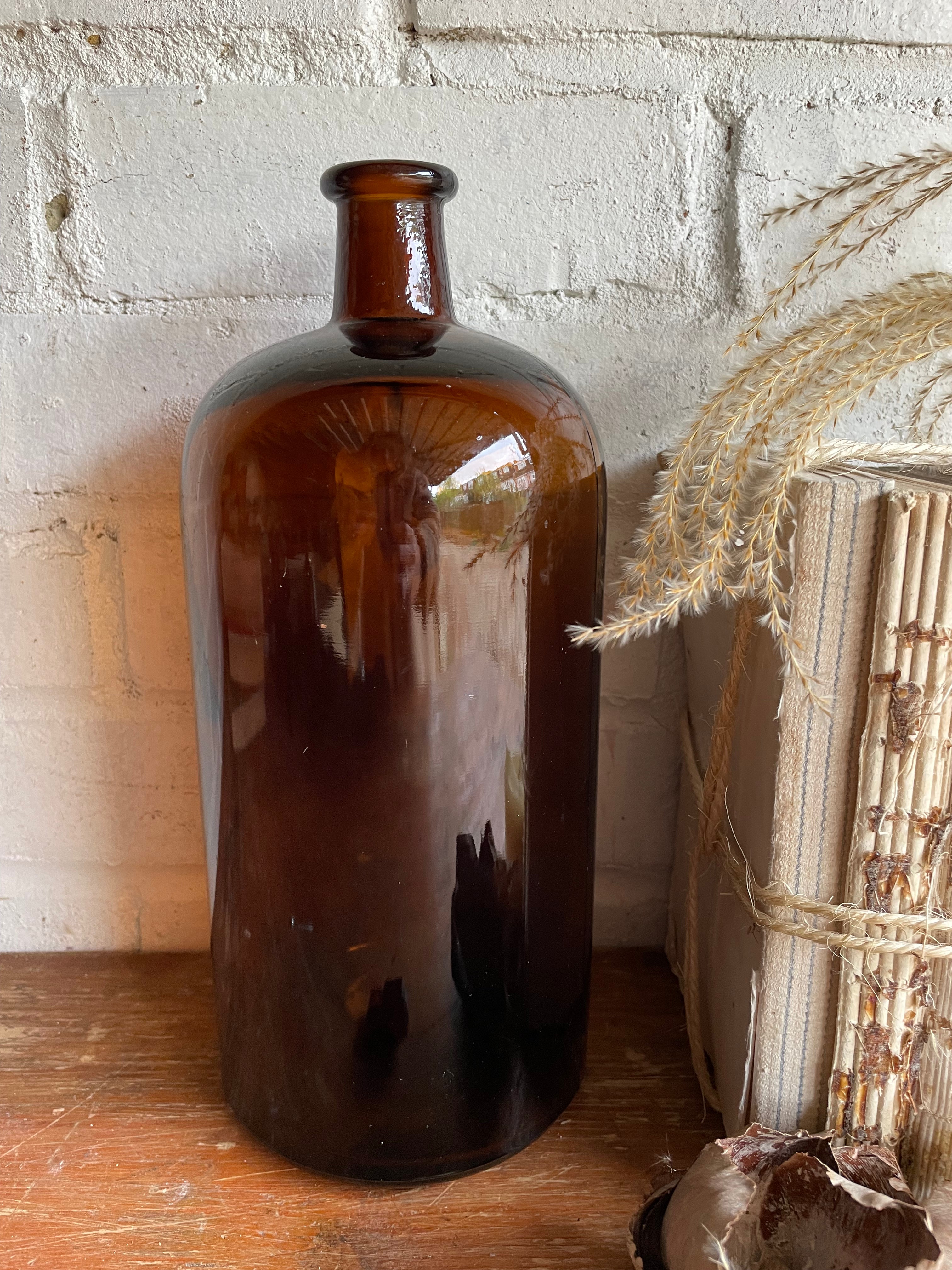 Large Apothecary Bottle with original stopper