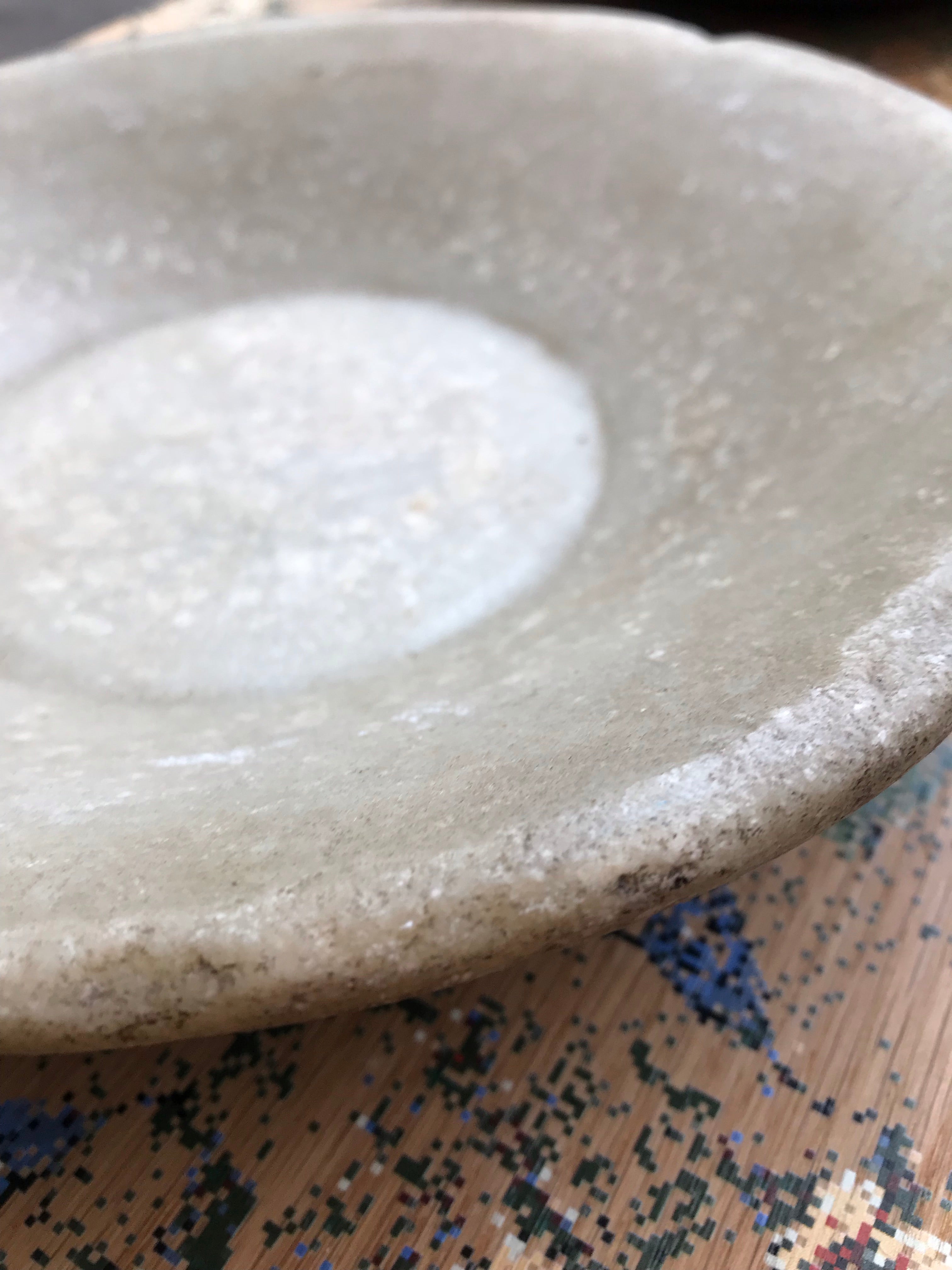Antique Indian Marble Bowl