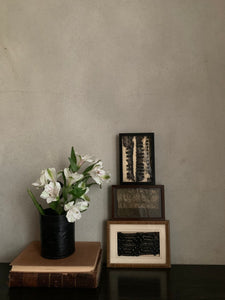 Framed 19th Century Jet Lace Fragment