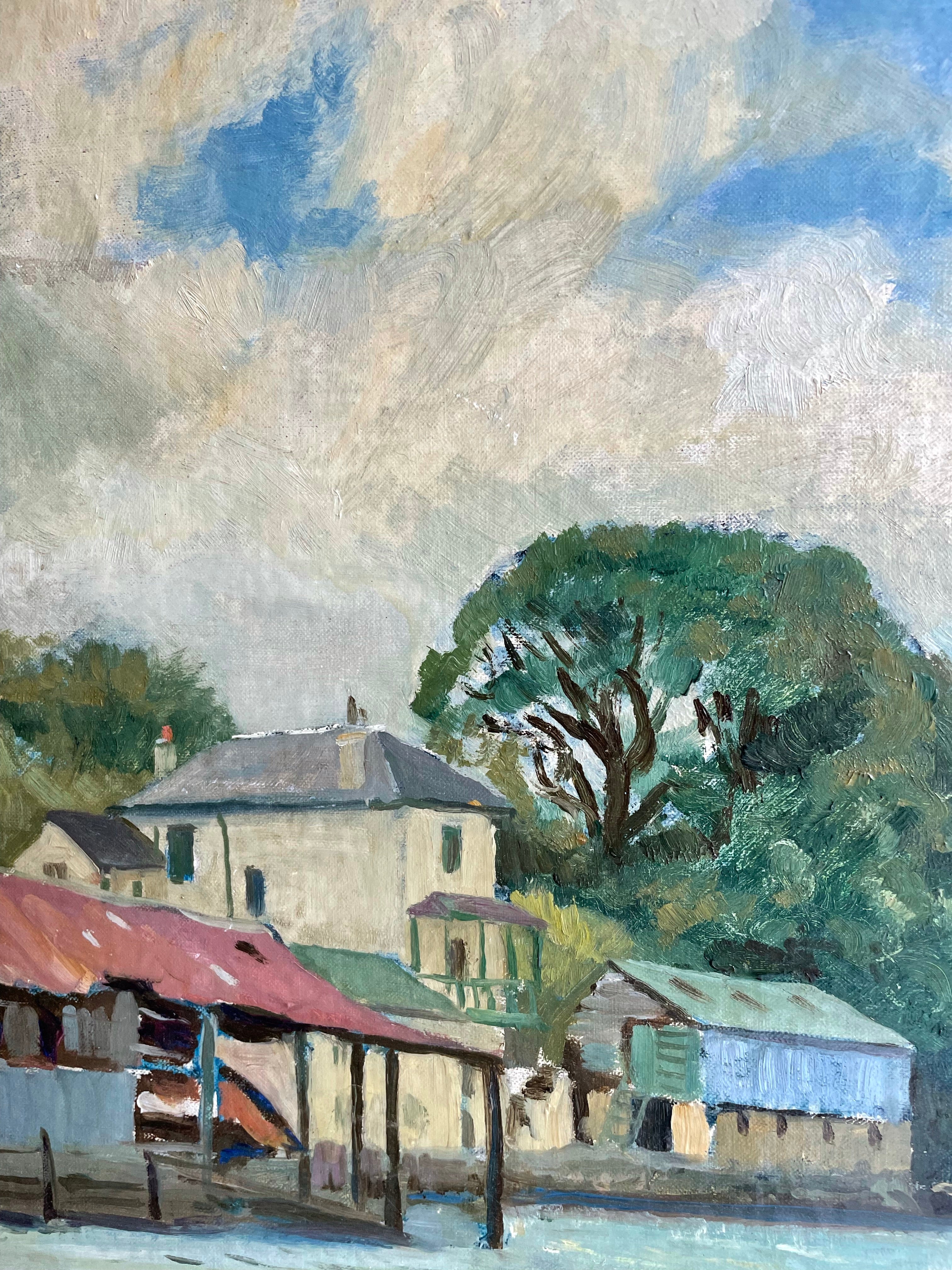 Water and Sky: Midcentury Oil on Board