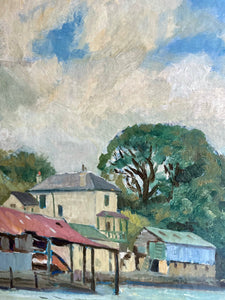 Water and Sky: Midcentury Oil on Board