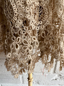 Timeworn Antique Silk & Lace Parasol