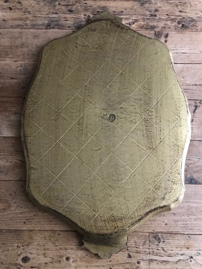 Large Pink Florentine Gilt Tray