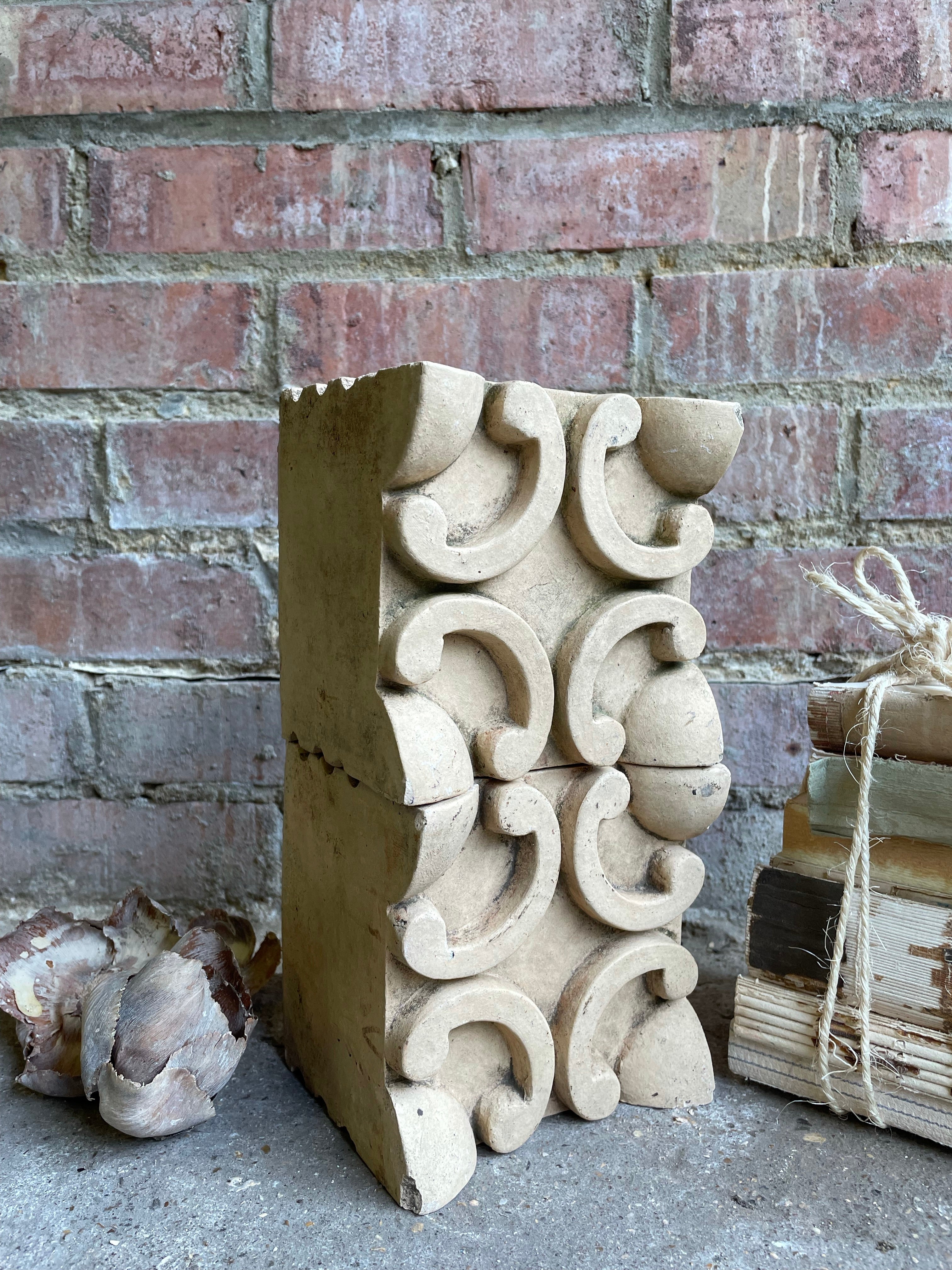 Decorative Architectural Brick in Terracotta Hues