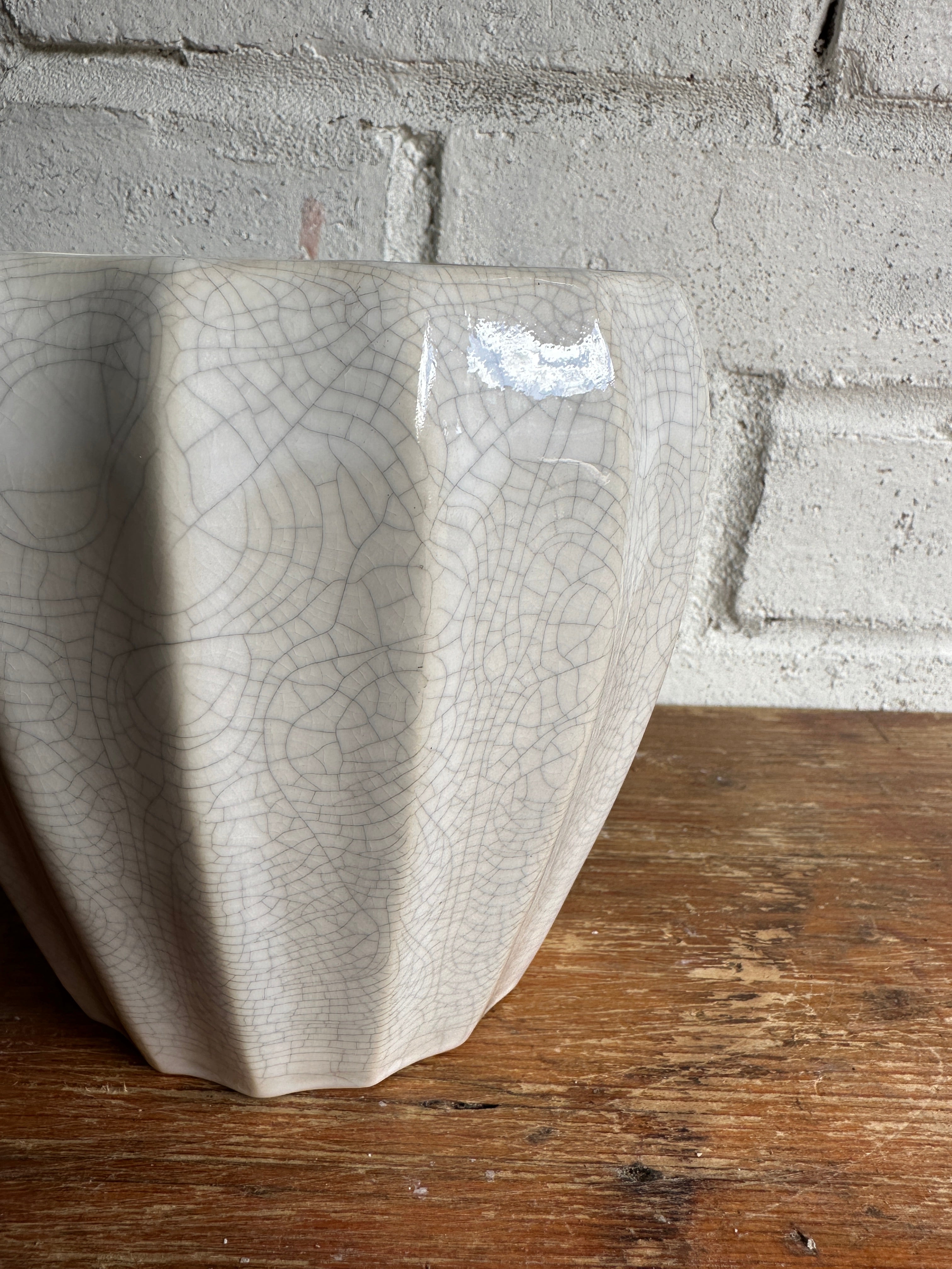 Crackled Glased Vase