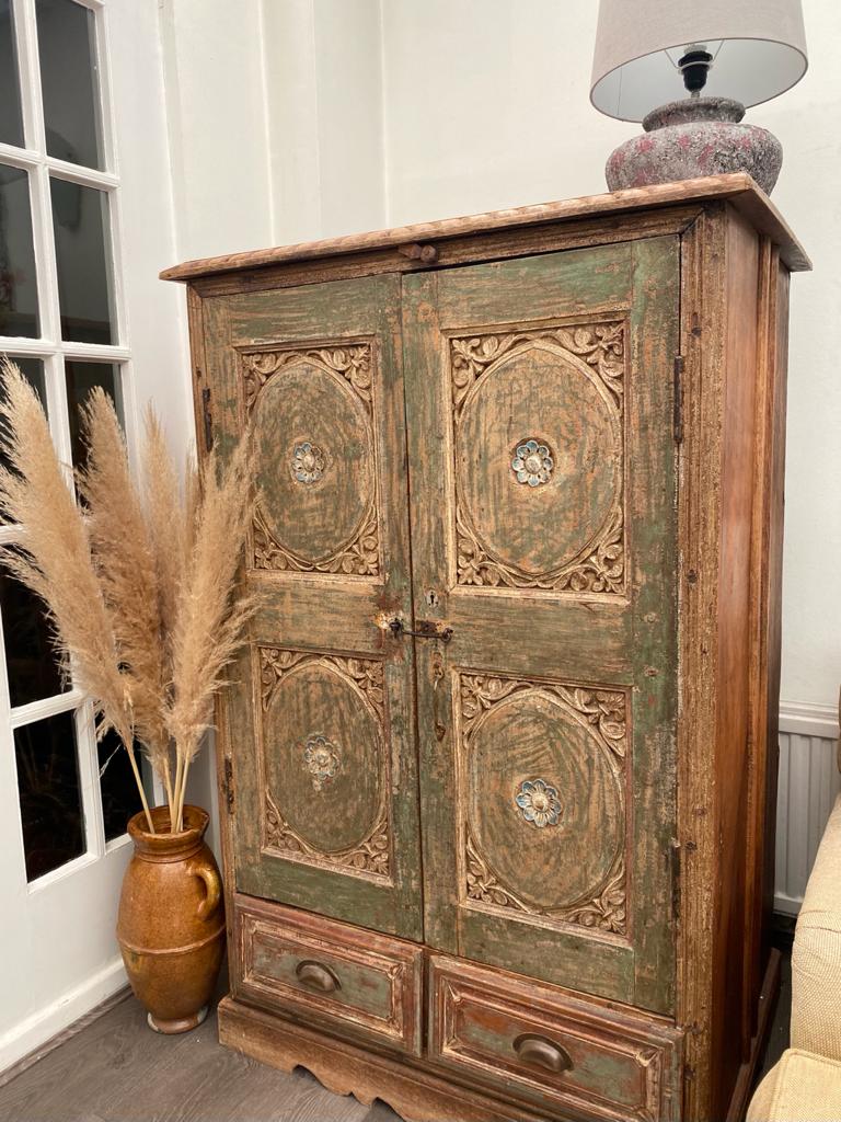 Large Hand-carved Cabinet
