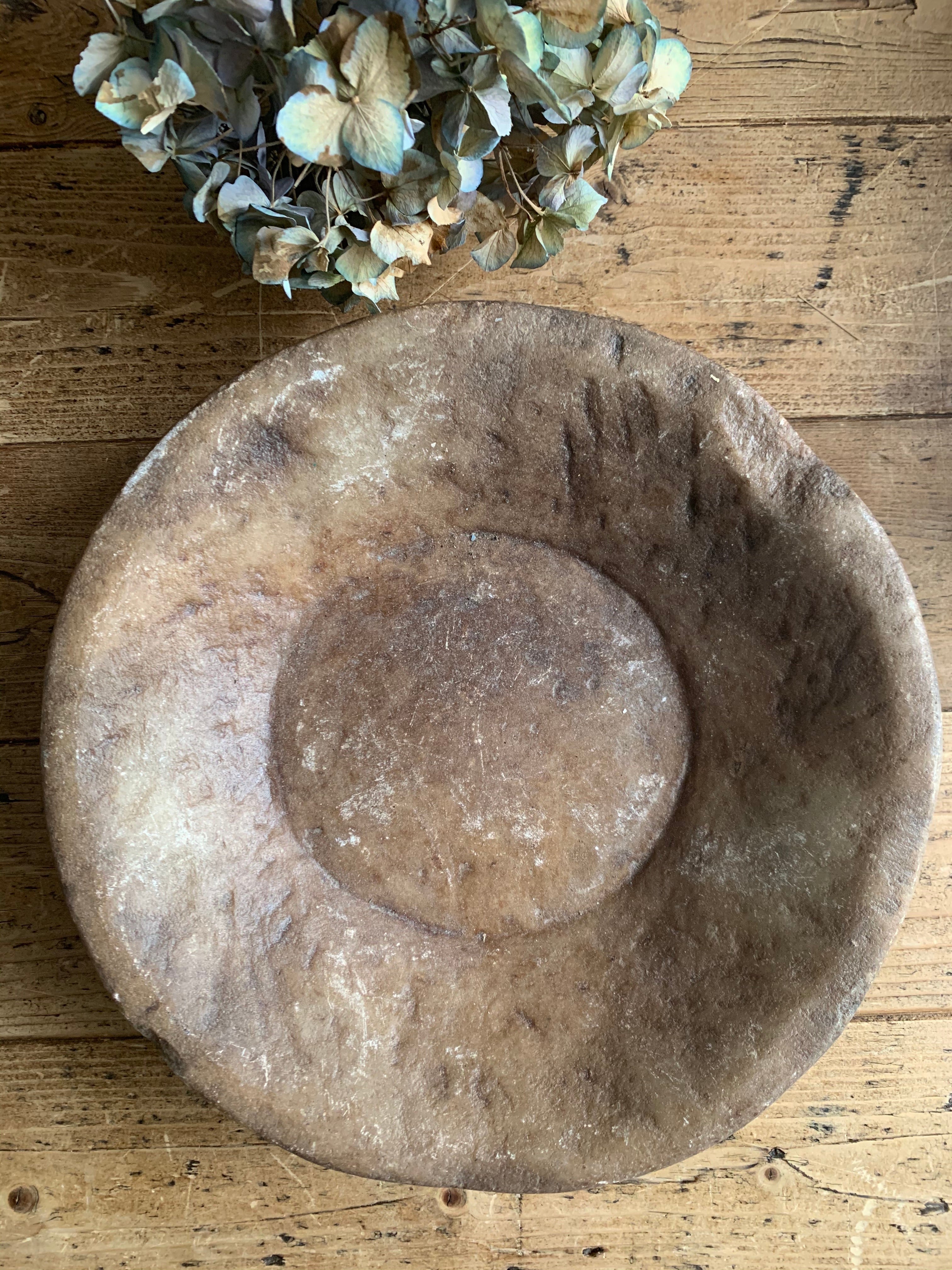 Antique Marble Stone Bowl