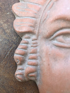 Vintage Italian Terracotta Wall Mask