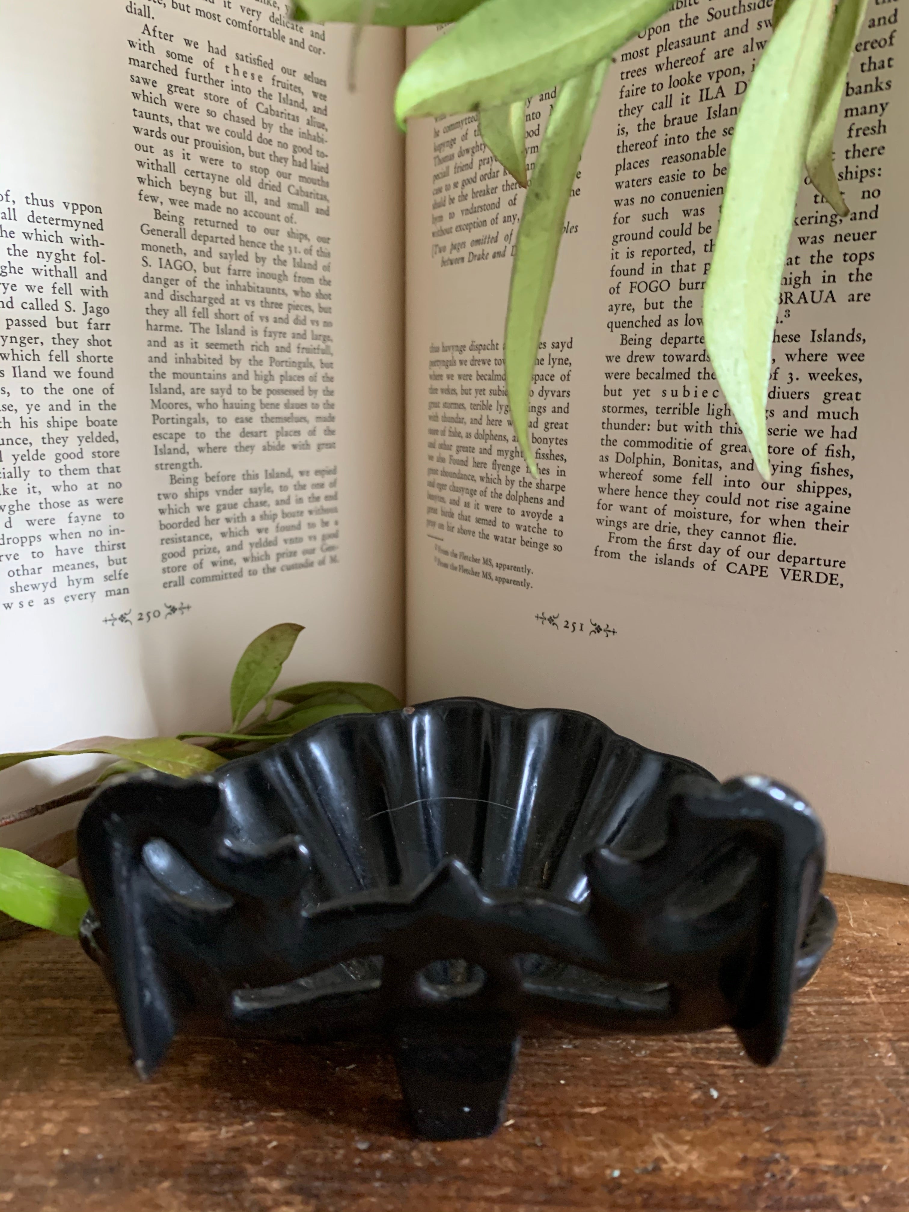 Vintage Cast Iron Soap Dish