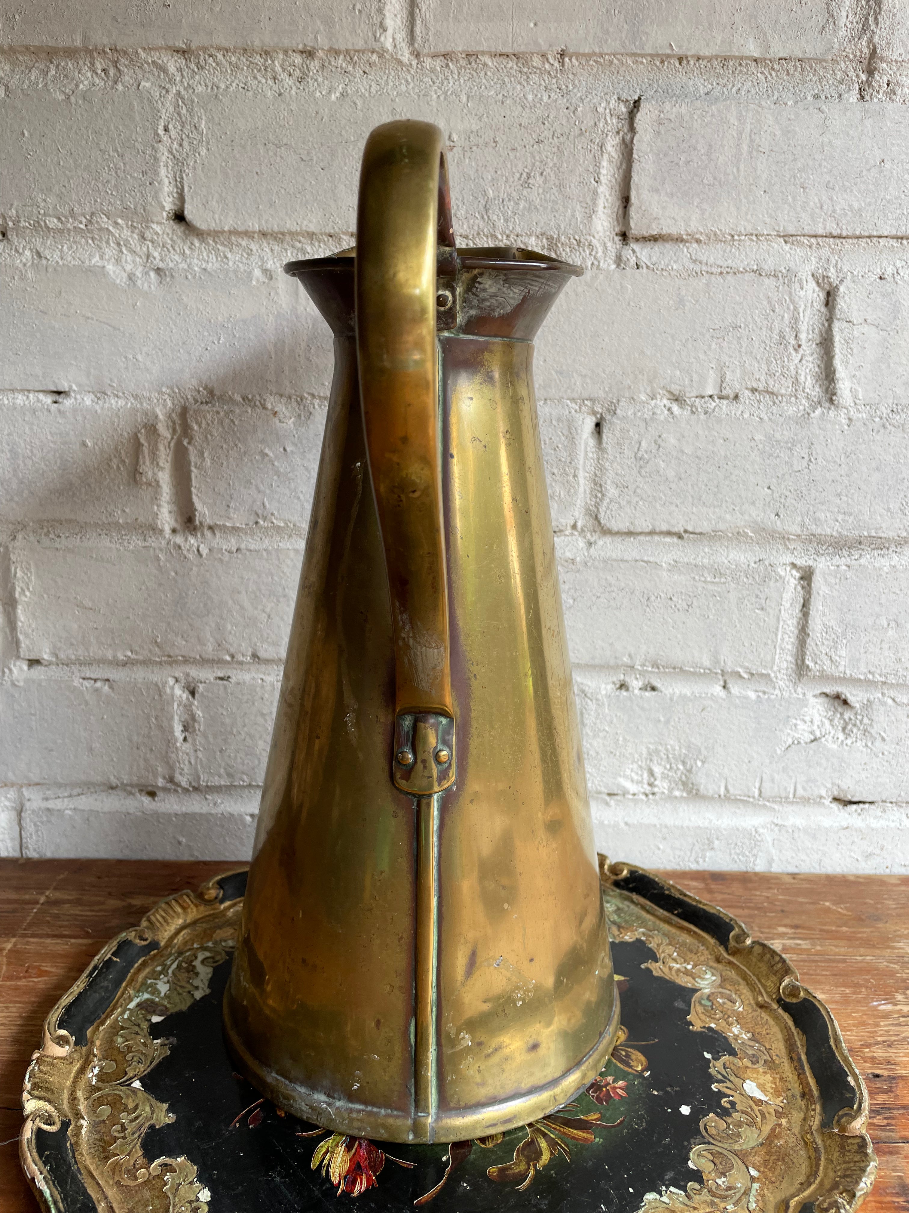 Joseph Sankey 19th Century Brass Jug