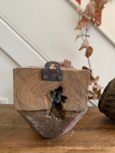 Wooden Carved Antique Candle Bracket 2
