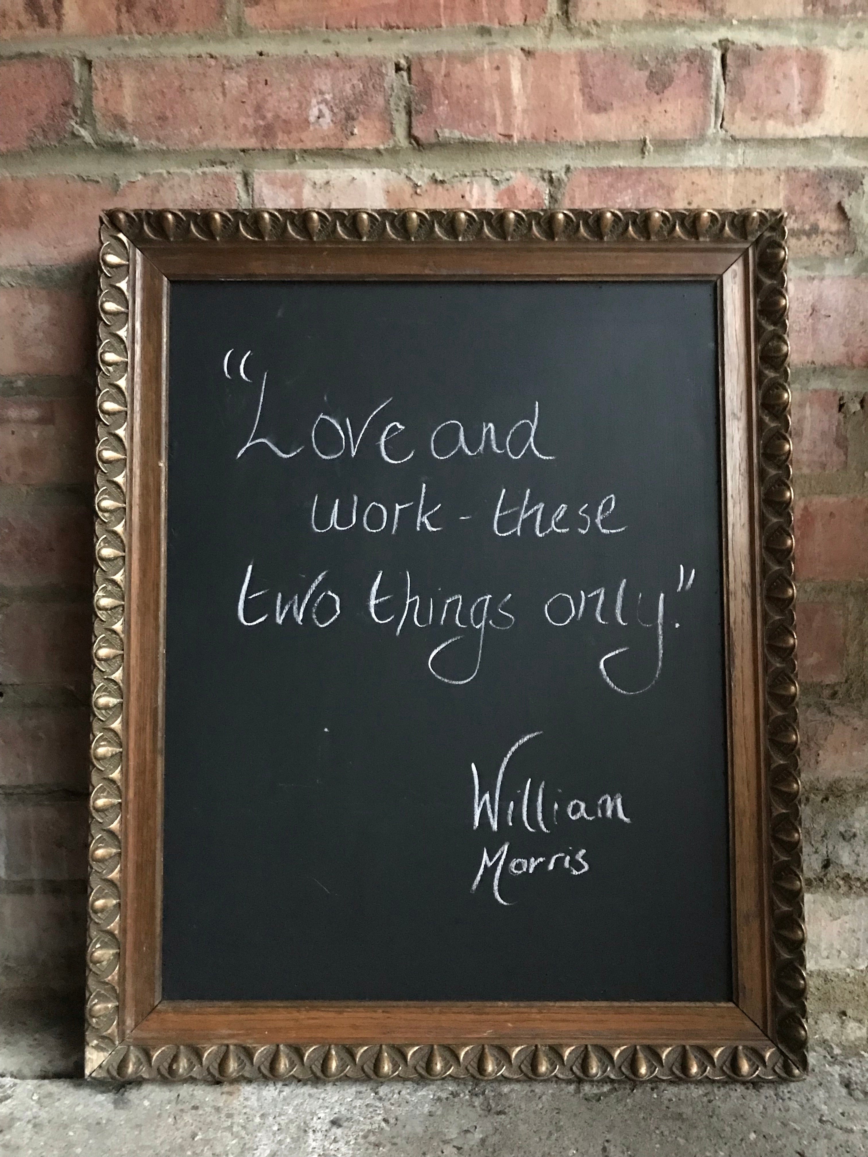 Gold Vintage Framed Chalkboard